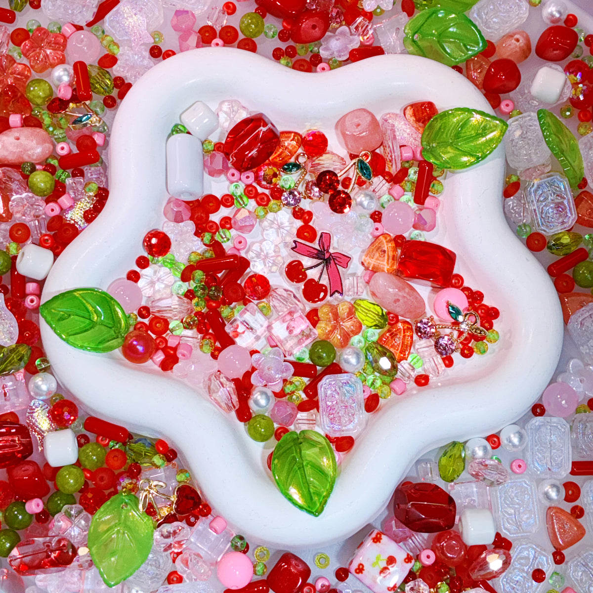 【For Jewelry】Live Product- Cherry Kisses Mix  × Jade