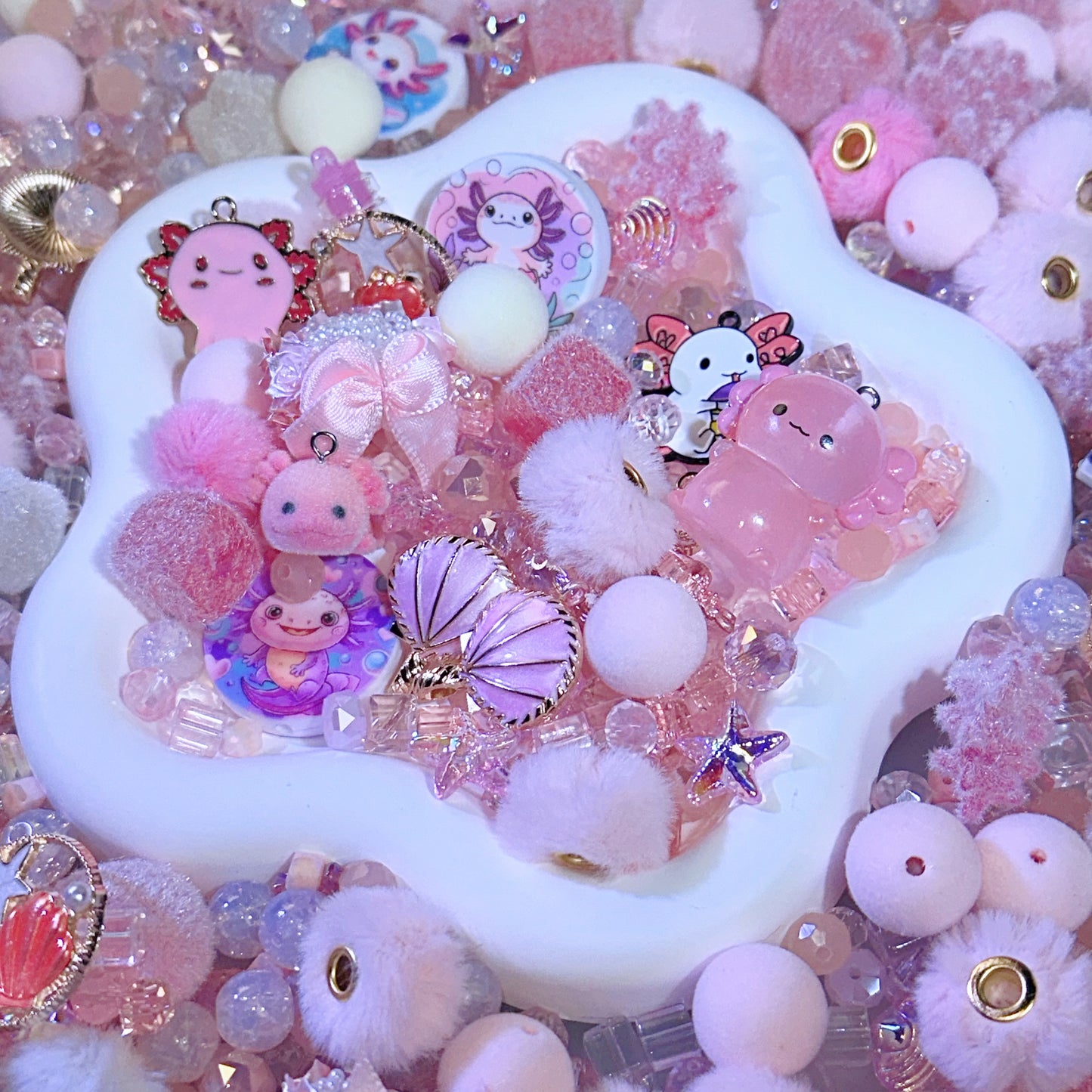 【NEW】【Key Chain/Jewelry】Live Product- Axolotl Mix