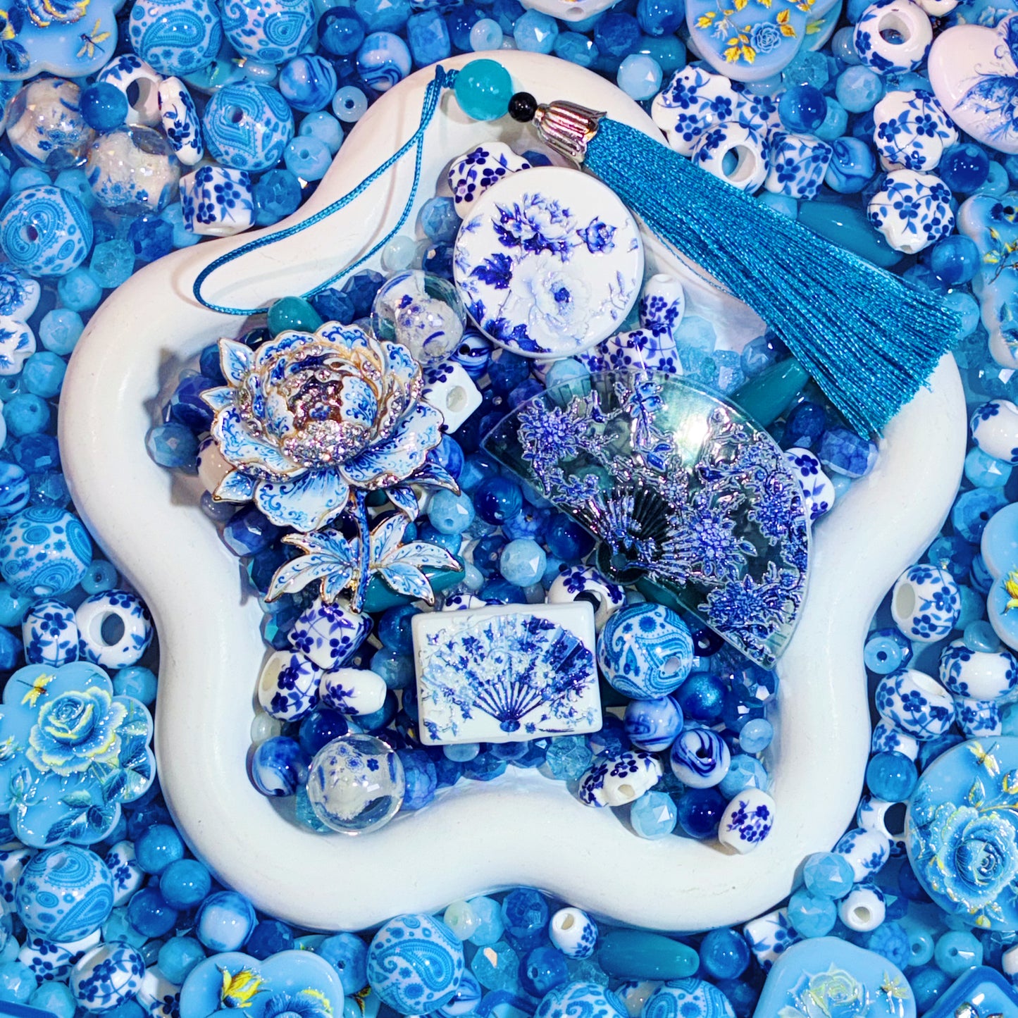 【For Jewelry/Key Chain】Live Product- Porcelain Vase Mix