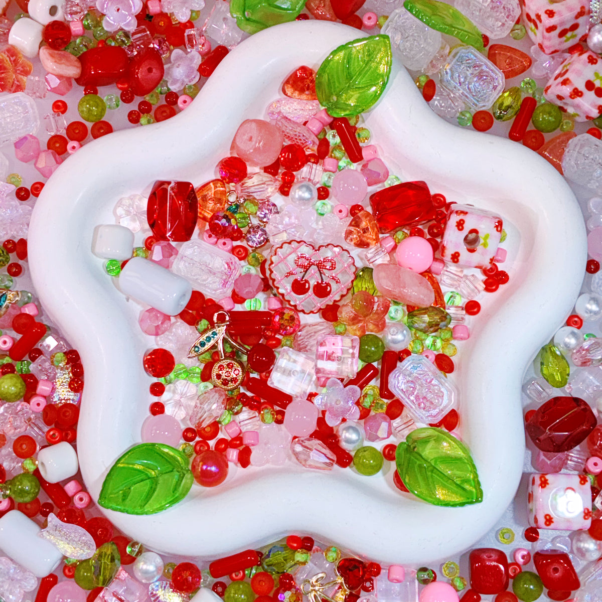 【For Jewelry】Live Product- Cherry Kisses Mix  × Jade