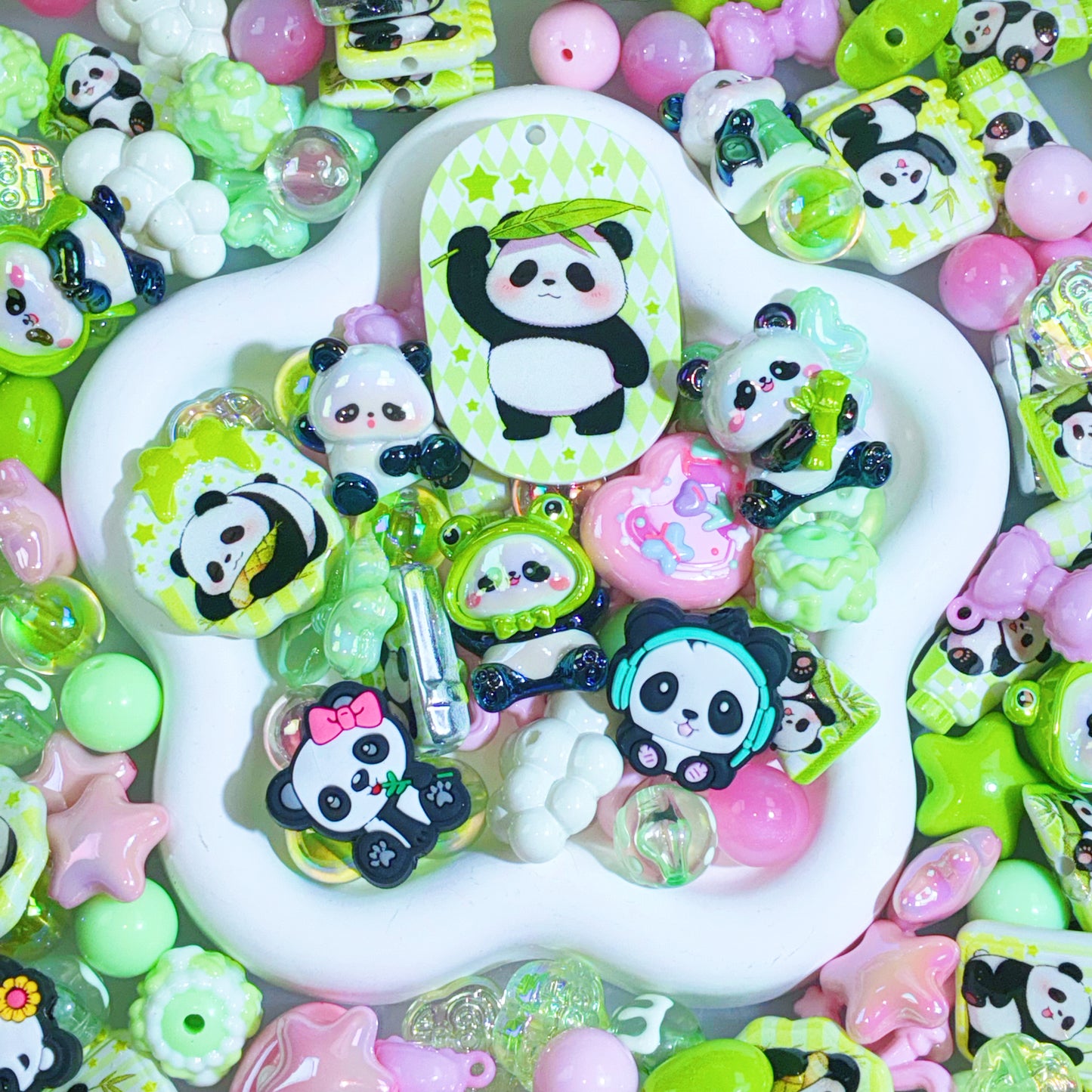 【For Pen/Key Chain】Live Product- Blush Panda Mix