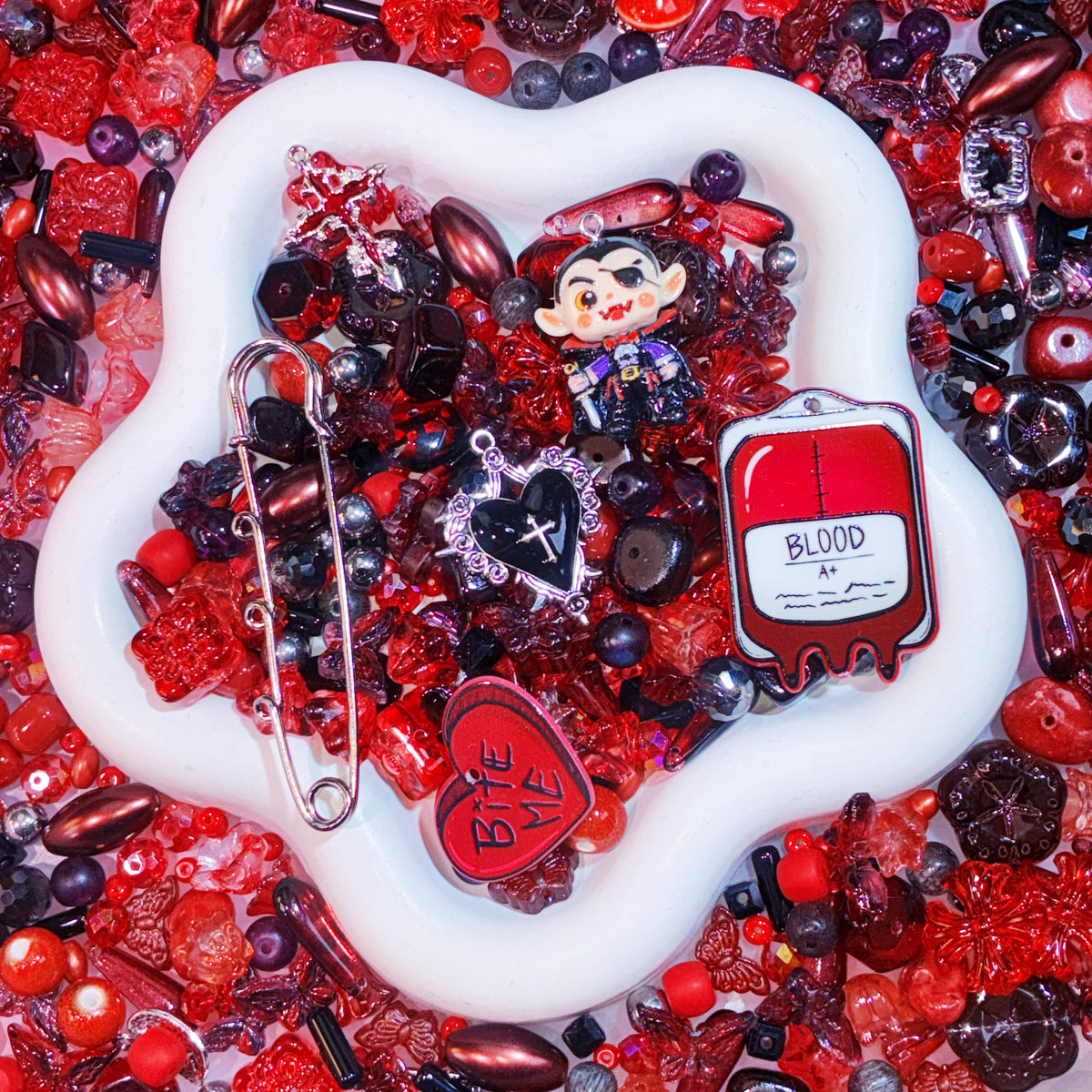 【For Jewelry/Key Chain】Live Product-  Dracula's Blood Bank Mix