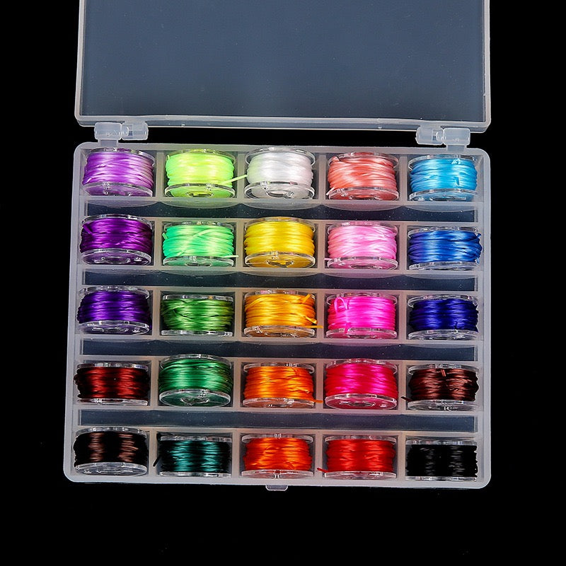 【Offline Packing】Elastic Crystal Thread Set(25 colour)