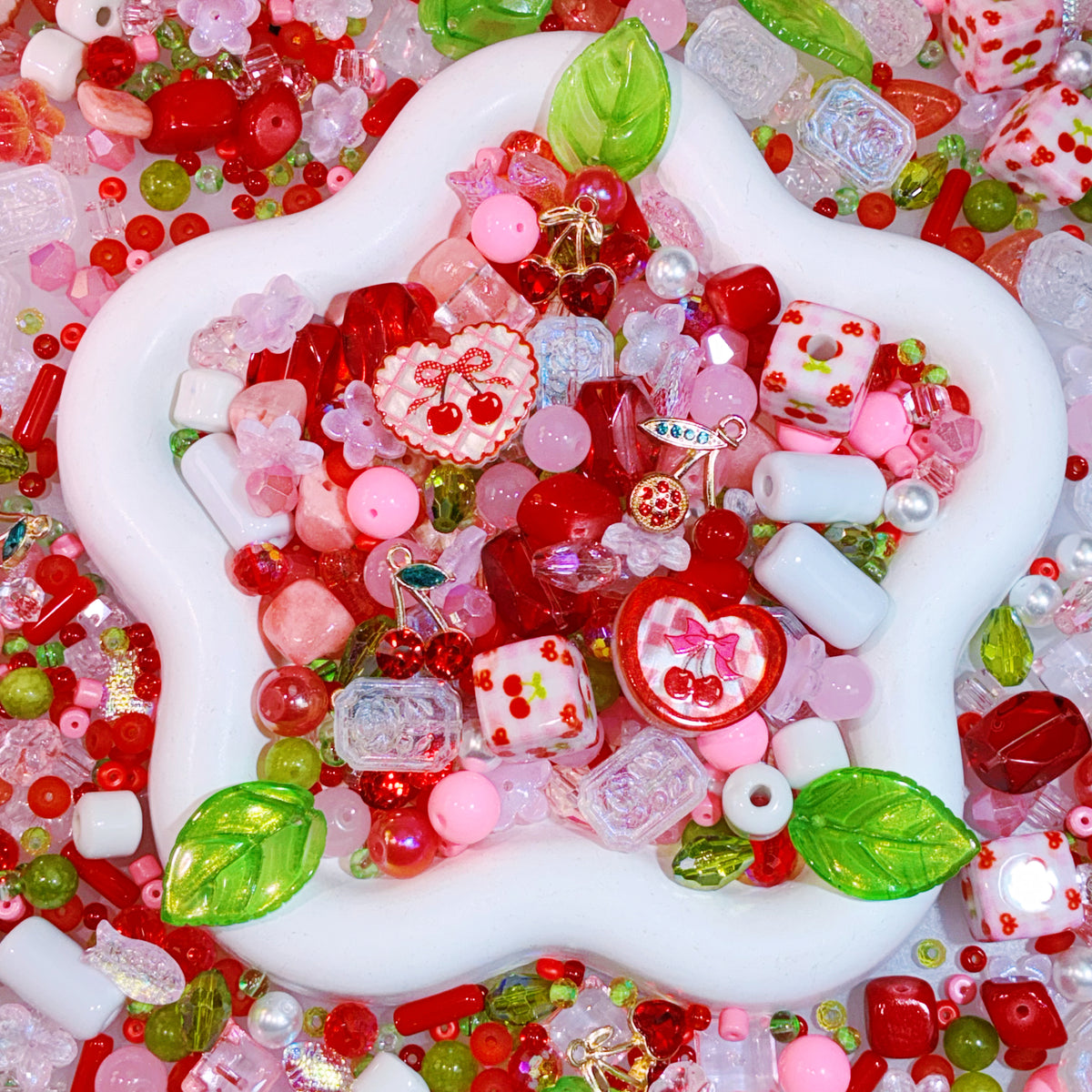 【For Jewelry】Live Product- Cherry Kisses Mix  × Jade
