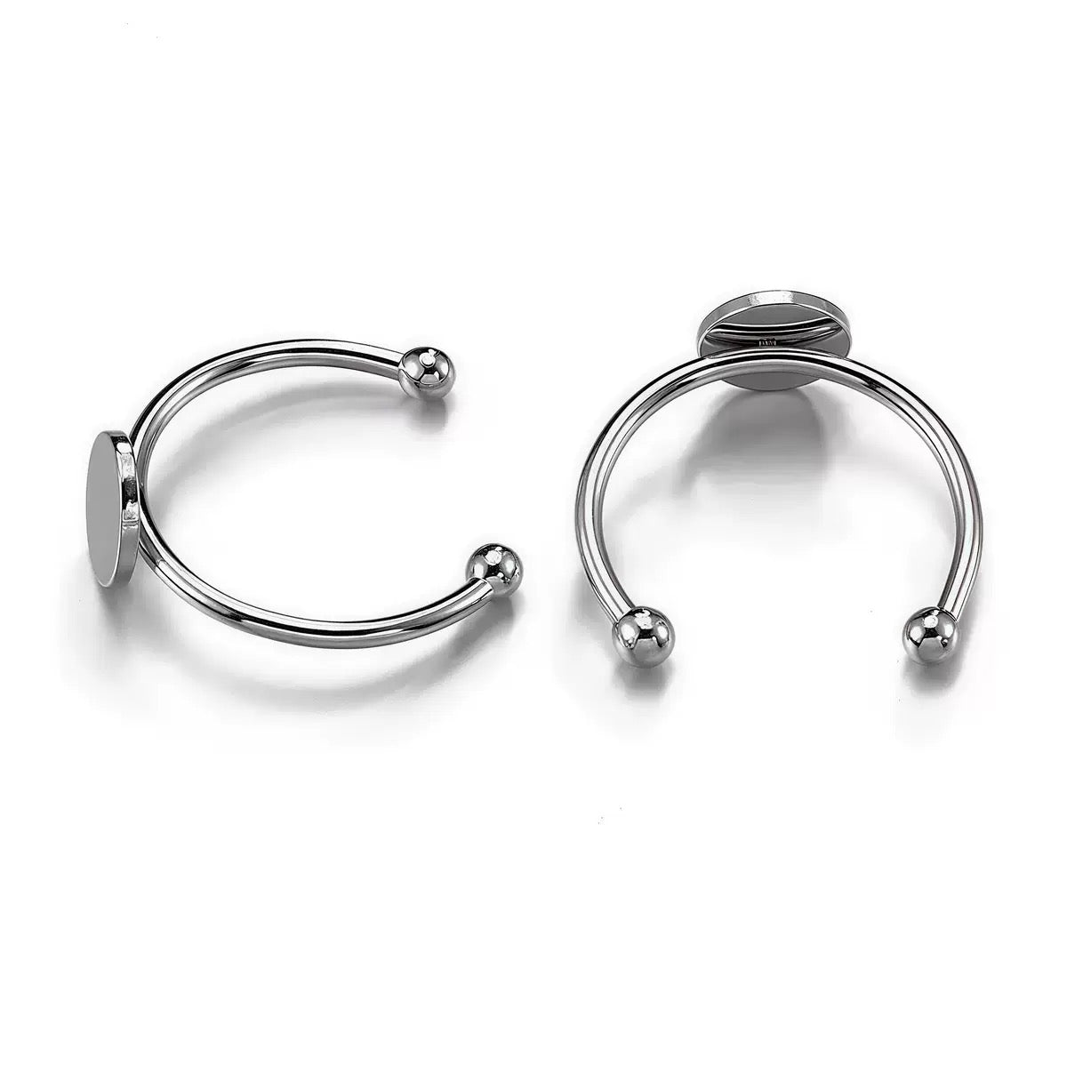 【Offline Packing】Stainless Steel Polished Ring Base
