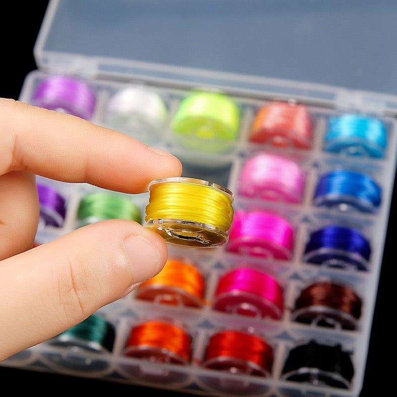 【Offline Packing】Elastic Crystal Thread Set(25 colour)