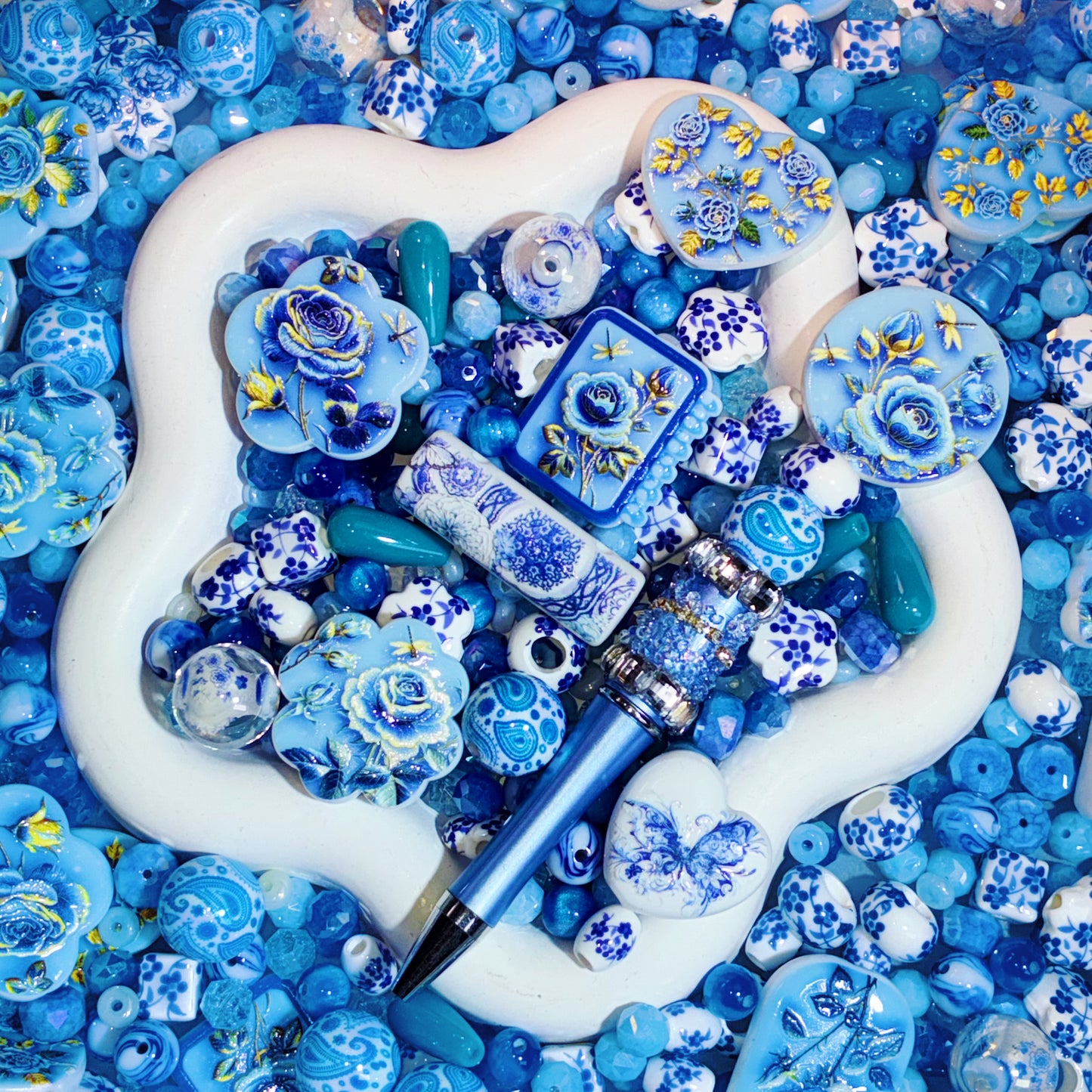【For Jewelry/Key Chain】Live Product- Porcelain Vase Mix
