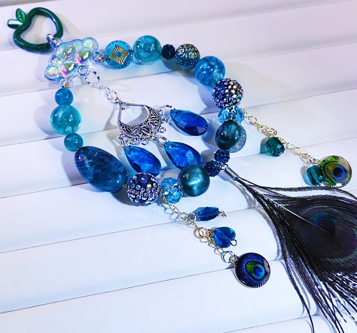 【NEW】【Key Chain/Jewelry】  Live Product-Peacock Baroque Mix