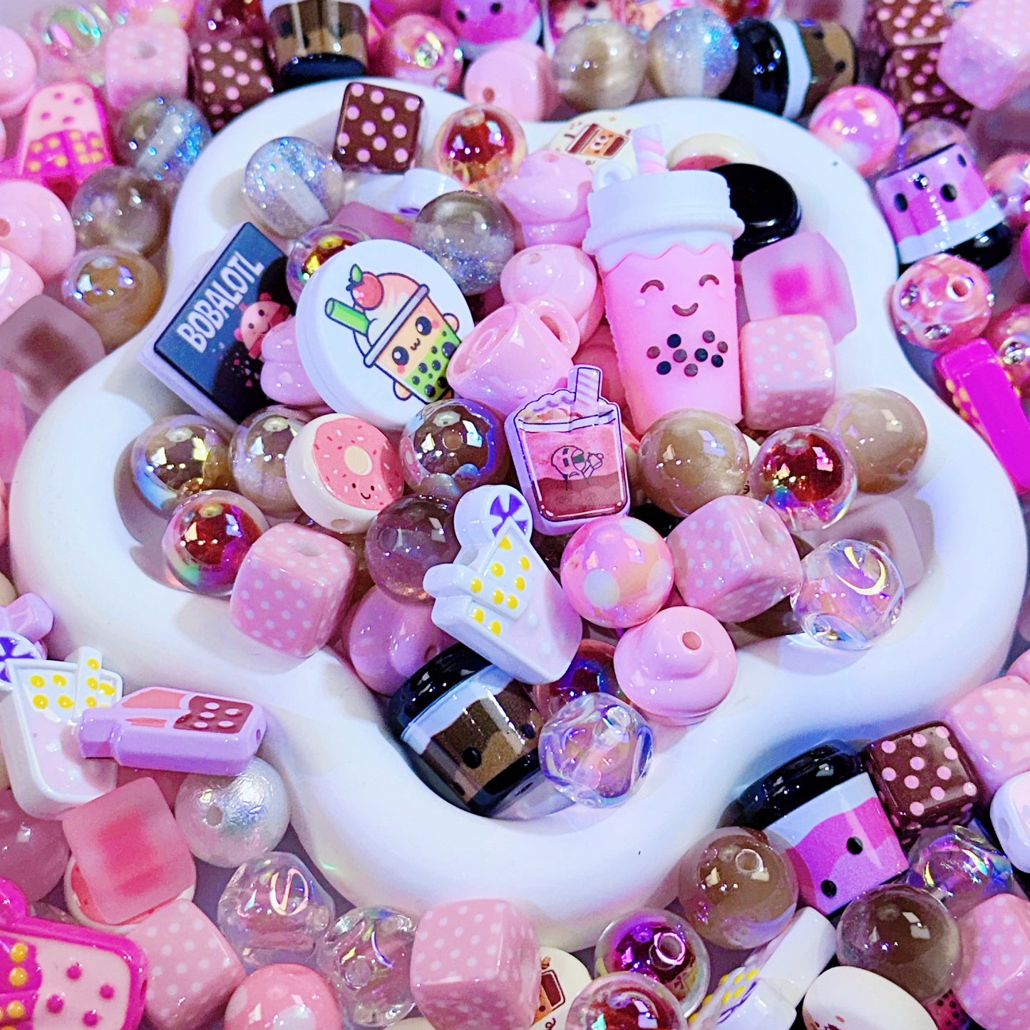 【NEW】【For Pen】Live Product-  Boba Silicone& Acrylic  Mix