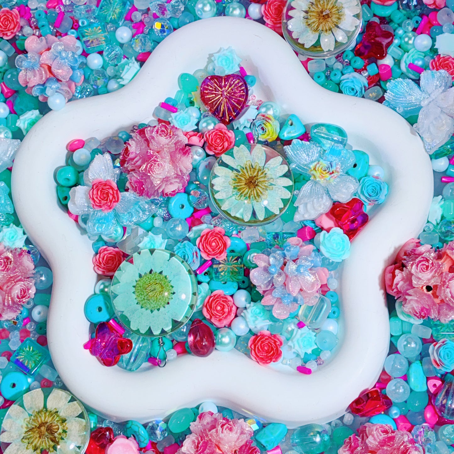 【NEW】【For Jewelry 】Live Product-Mint Fuchsia Mix