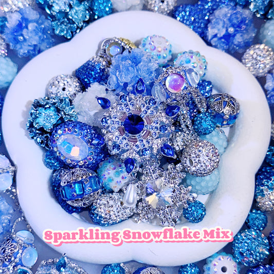 【NEW】【For Pen/Key Chain】Live Product-Sparkling Snowflake Mix