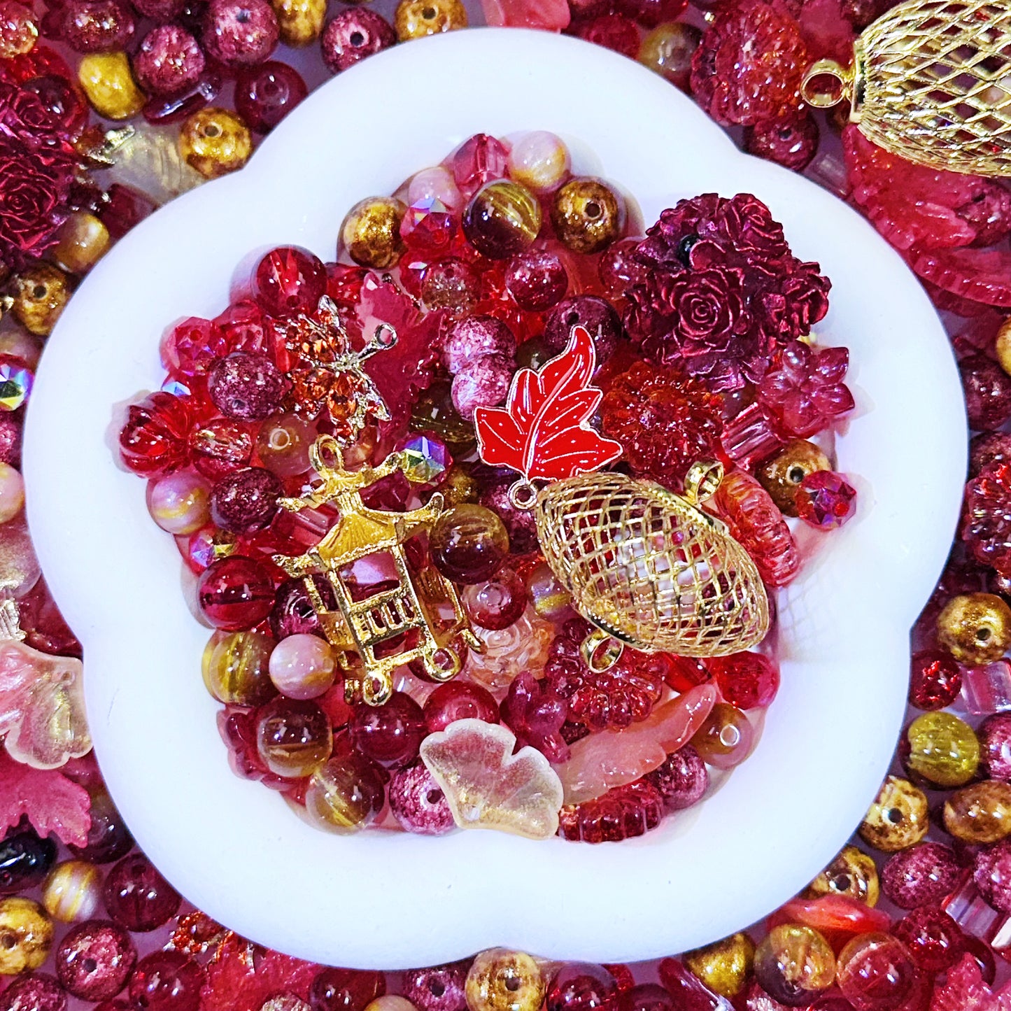 【Key Chain/Jewelry】Live Product-Scarlet Pavilion Mix