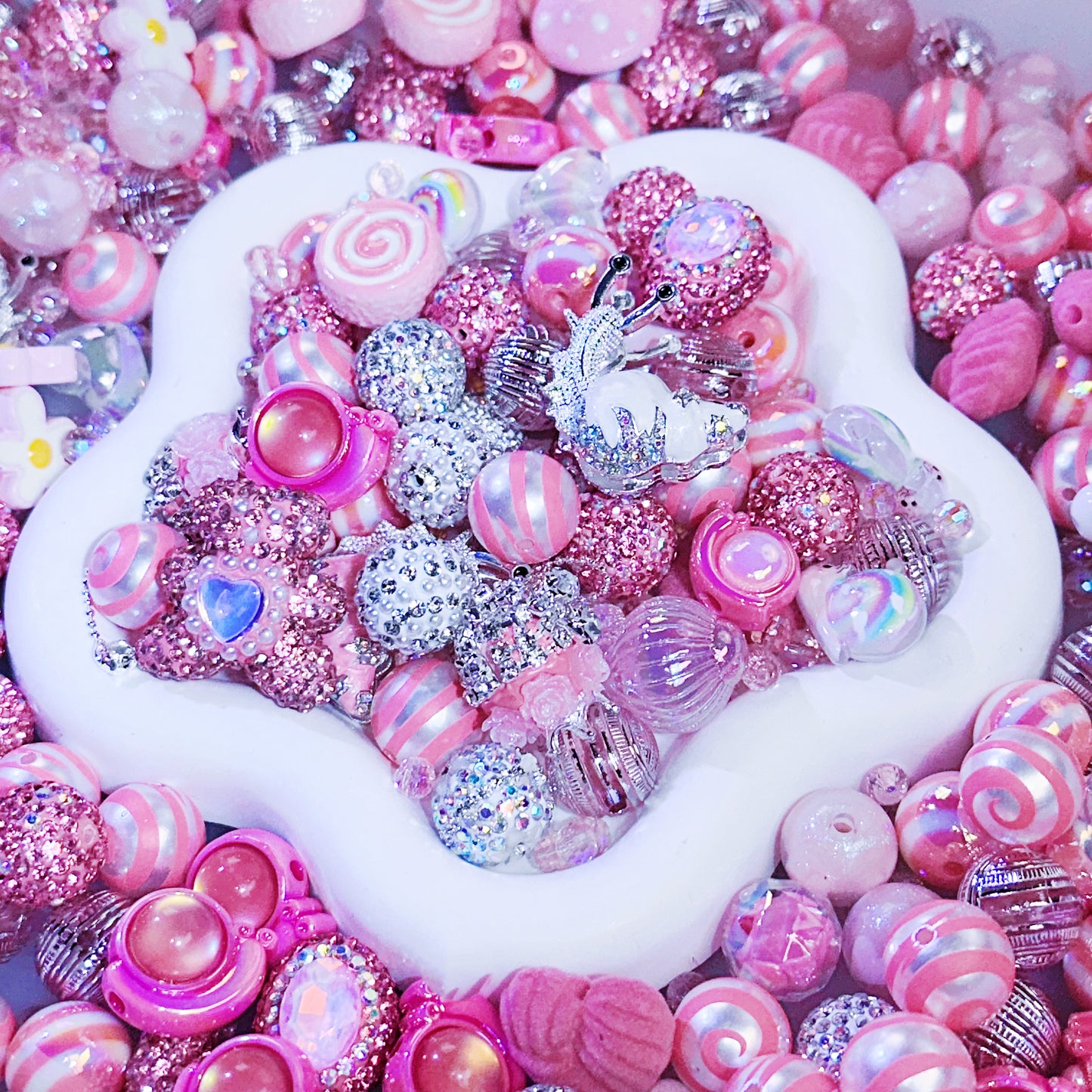 【NEW】【For Pen/Key Chain】Live Product-Pink Gary Mix