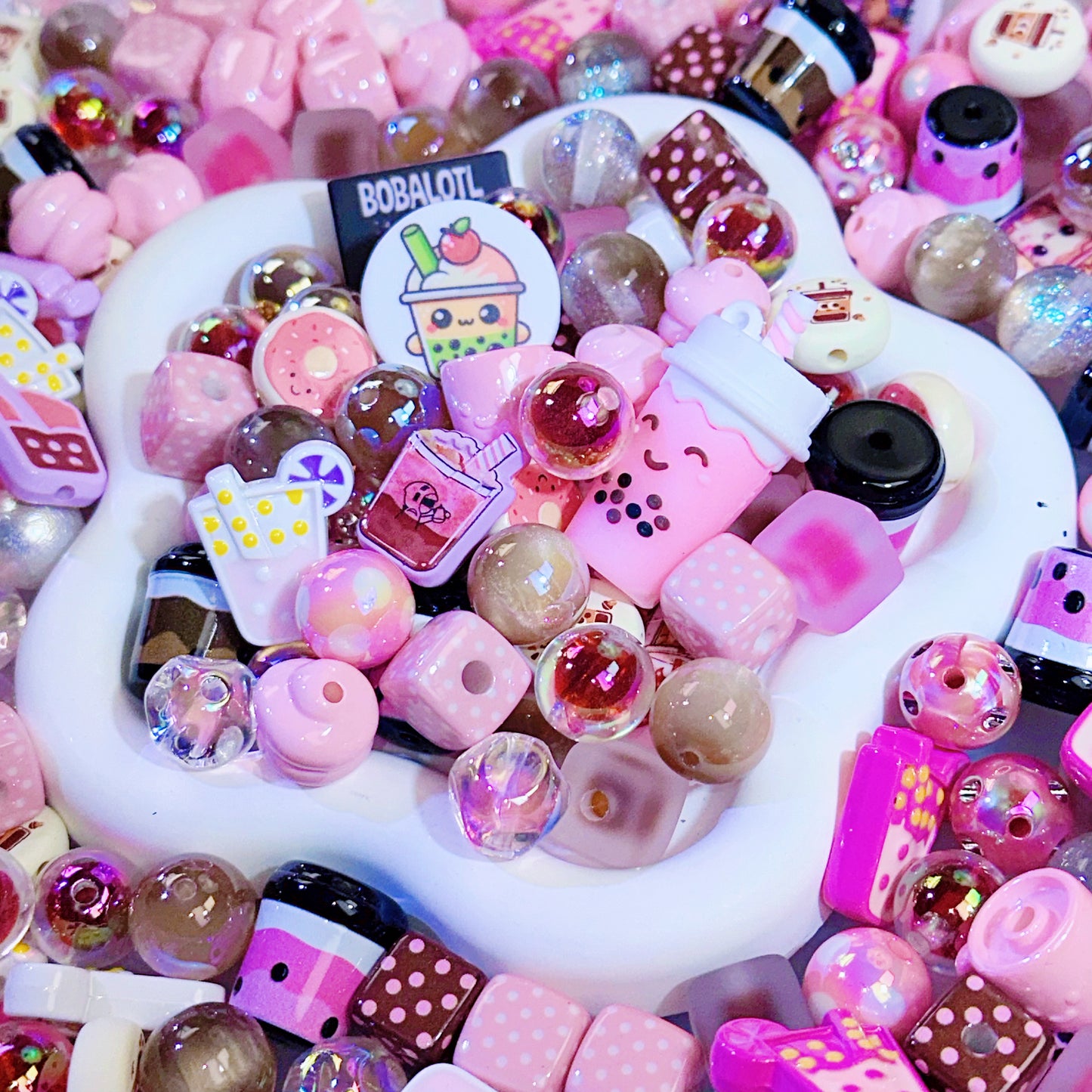 【NEW】【For Pen】Live Product-  Boba Silicone& Acrylic  Mix