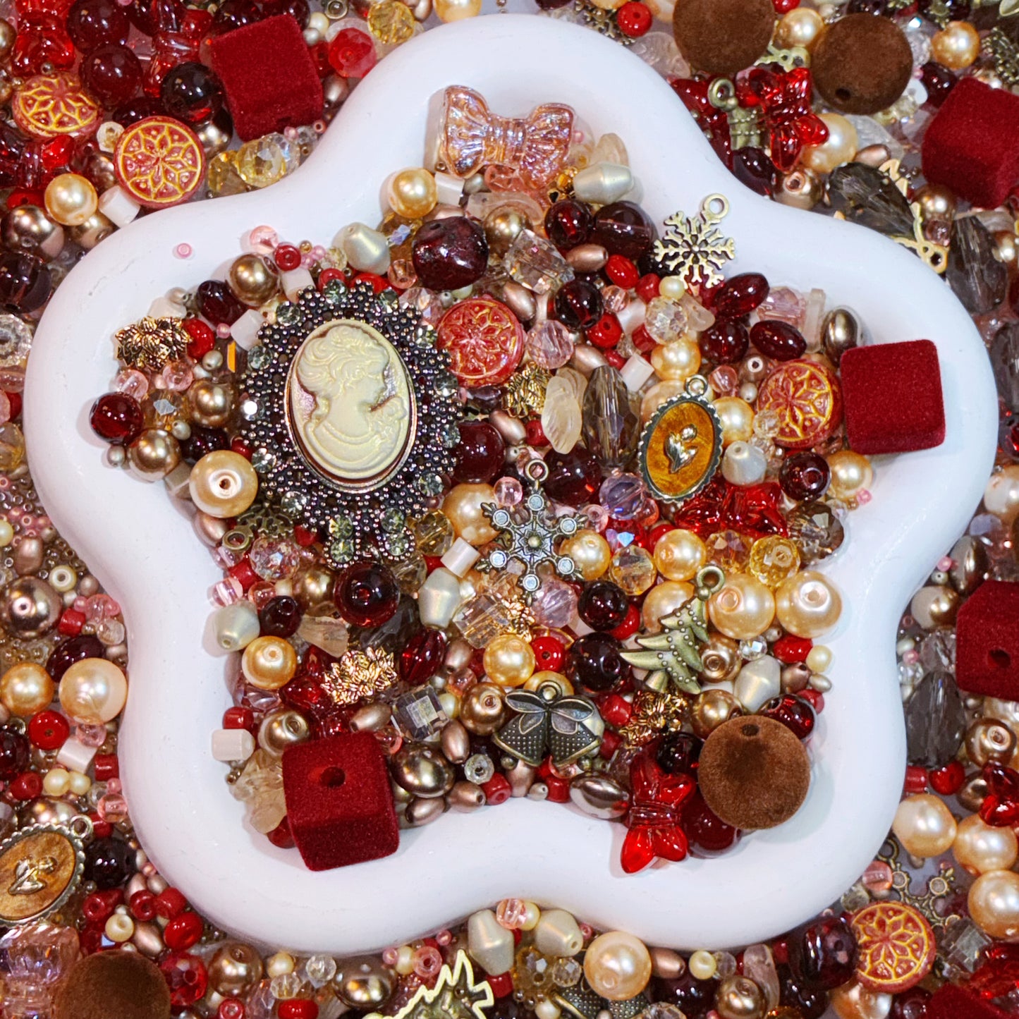 【For Jewelry】Live Product-Victorian Christmas Mix × Pamela