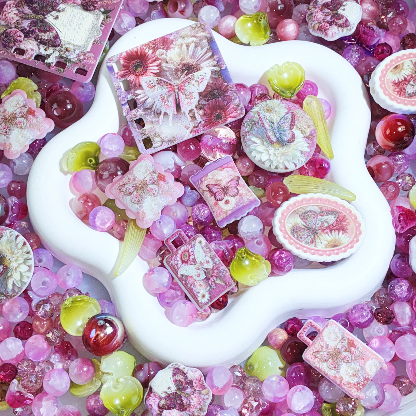 【For Jewelry 】Live Product-Lavender Flutter Mix