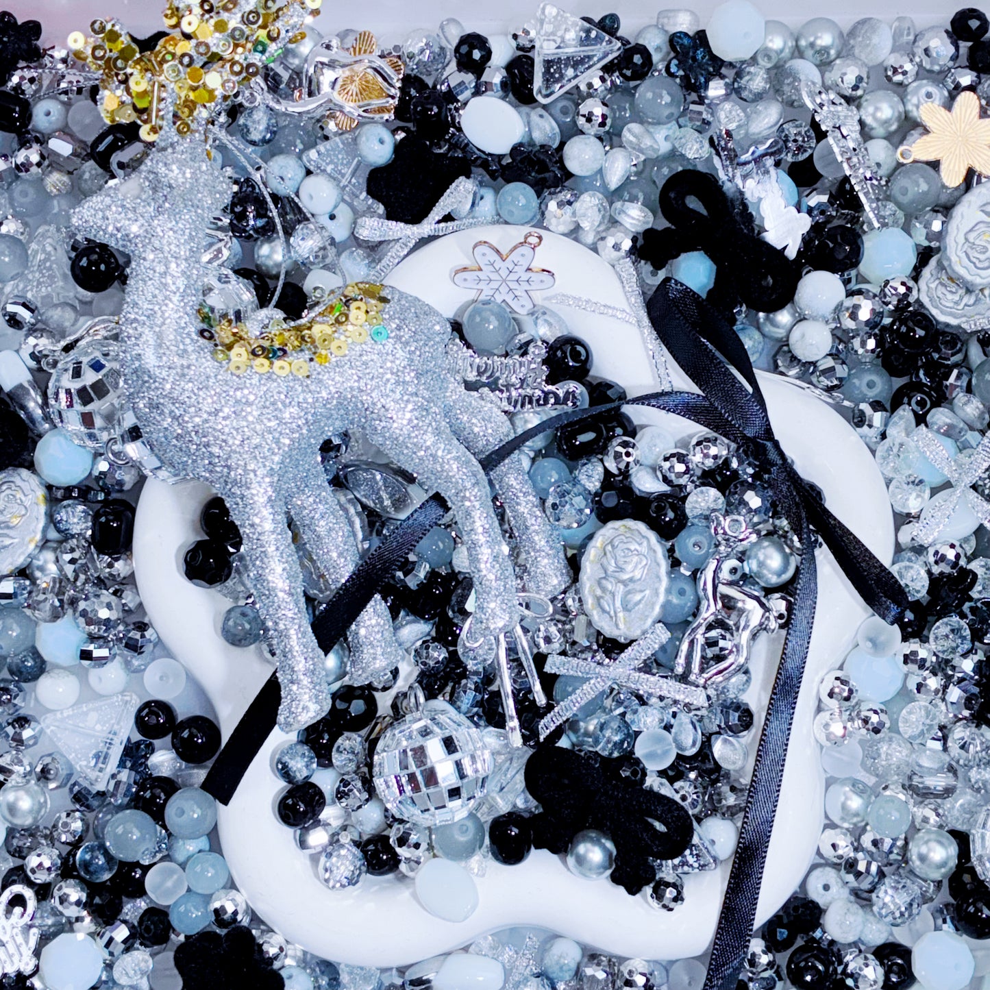 【For Jewelry】Live Product-Silver Christmas Mix