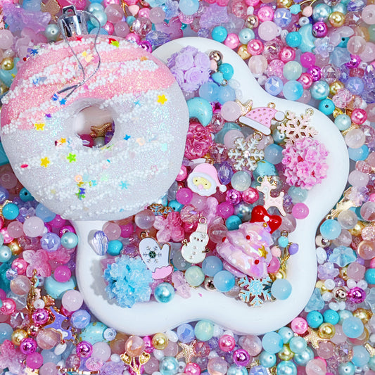 【For Jewelry】Live Product-Cotton Candy Christmas Mix × Gemma