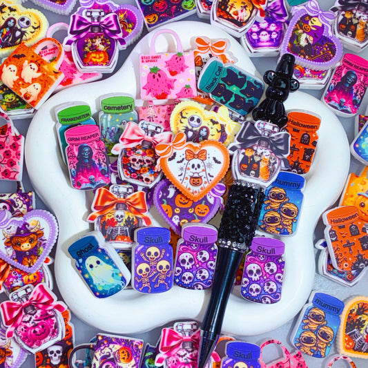 【For Pen】Live Product-Spooky Halloween Silicone Mix