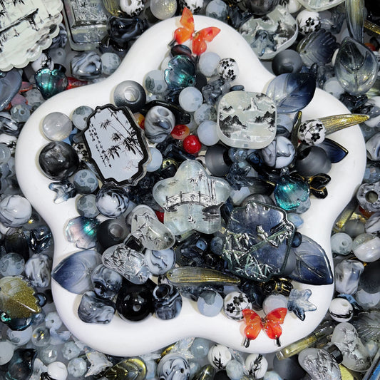 【Jewelry /Hanger】Live Product-Ink Bamboo Scroll Mix