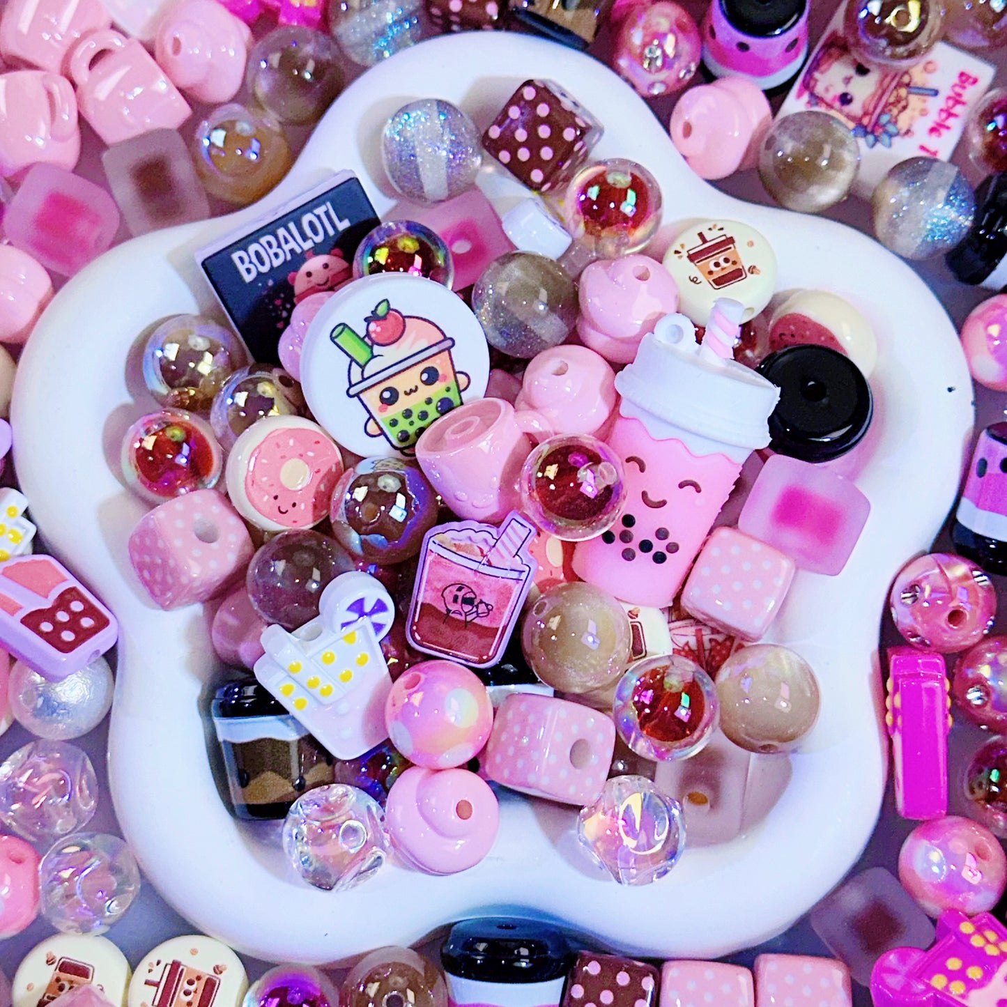 【NEW】【For Pen】Live Product-  Boba Silicone& Acrylic  Mix