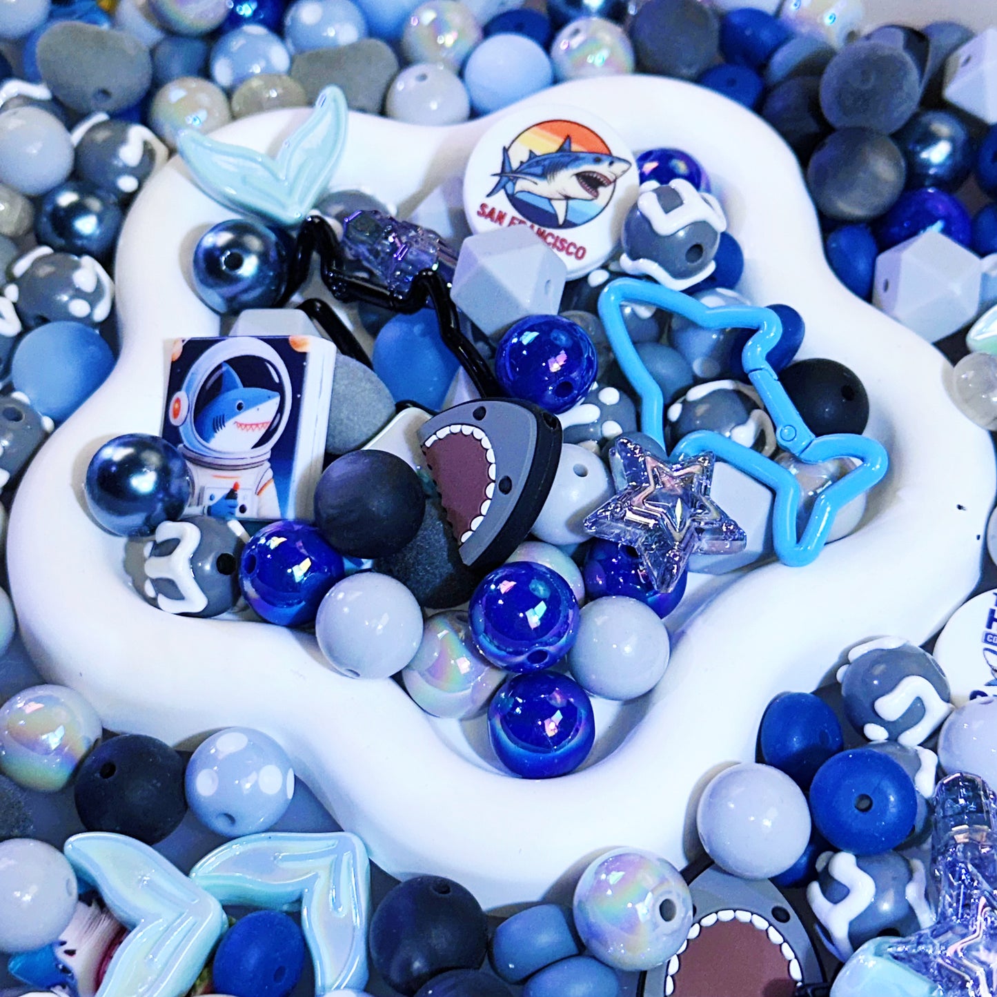 【NEW】【For Pen】Live Product- Shark Silicone& Acrylic  Mix
