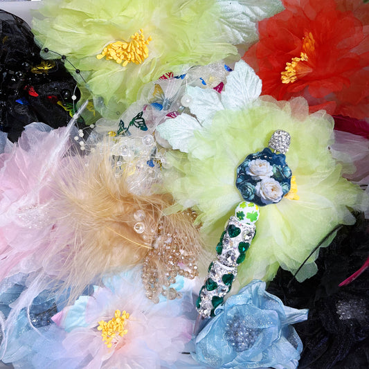 【Accessory】Live Product-Fabric Flower Mix ×  Jasmine