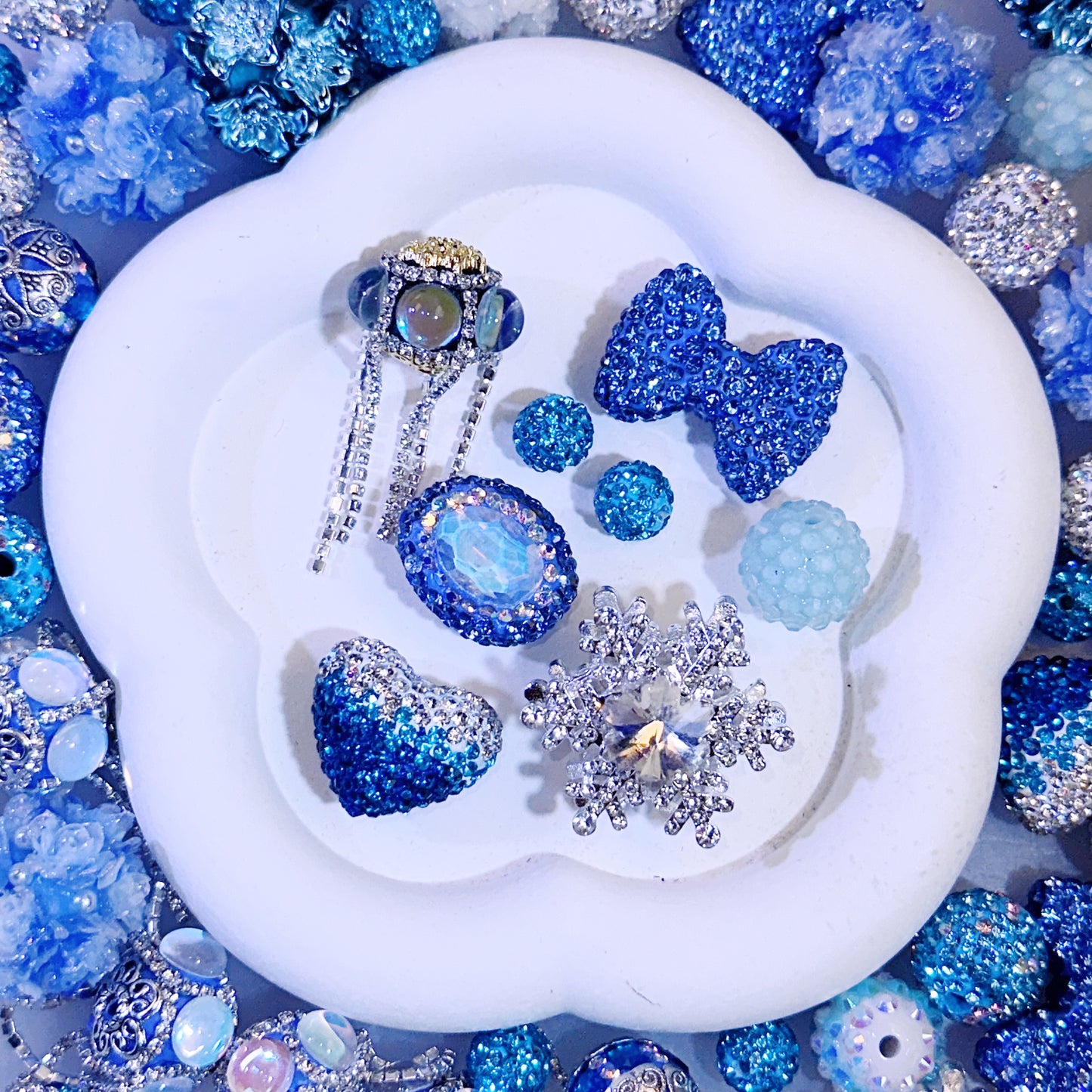 【NEW】【For Pen/Key Chain】Live Product-Sparkling Snowflake Mix