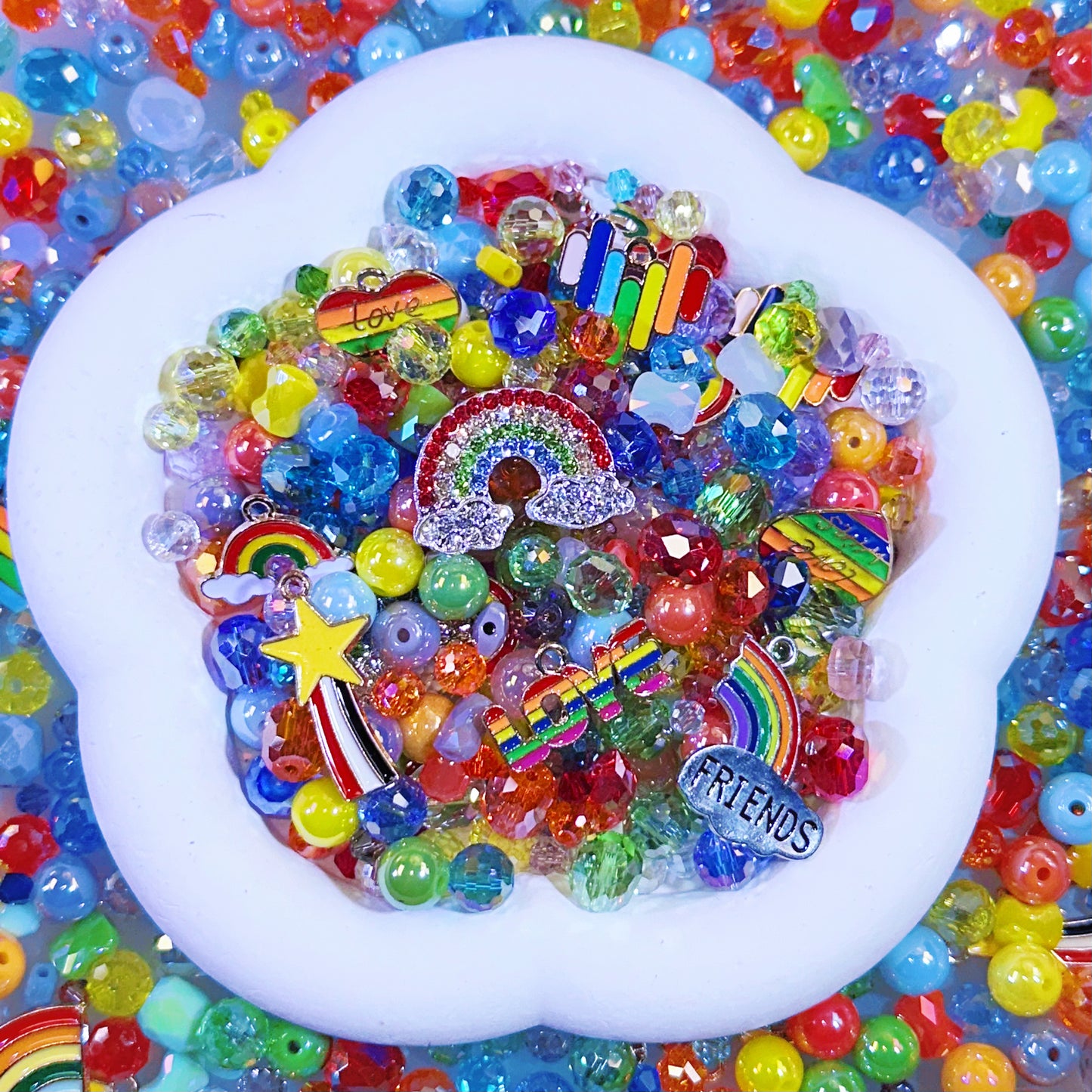 【Key Chain/Jewelry】Live Product- Rainbow Sprinkles Mix