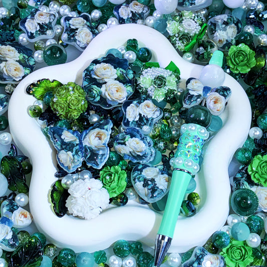 【NEW】【For Jewelry/Pen 】Live Product-Vintage Poeny Mix