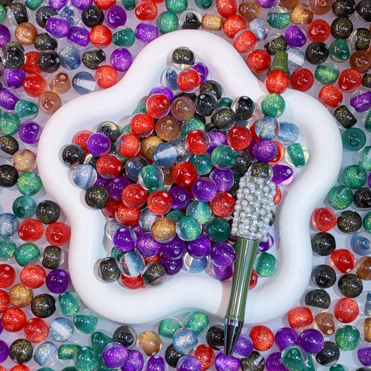 【BOGO DAY Mix 6】【For Jewelry/Pen】Live Product- Resin Gothic Mix