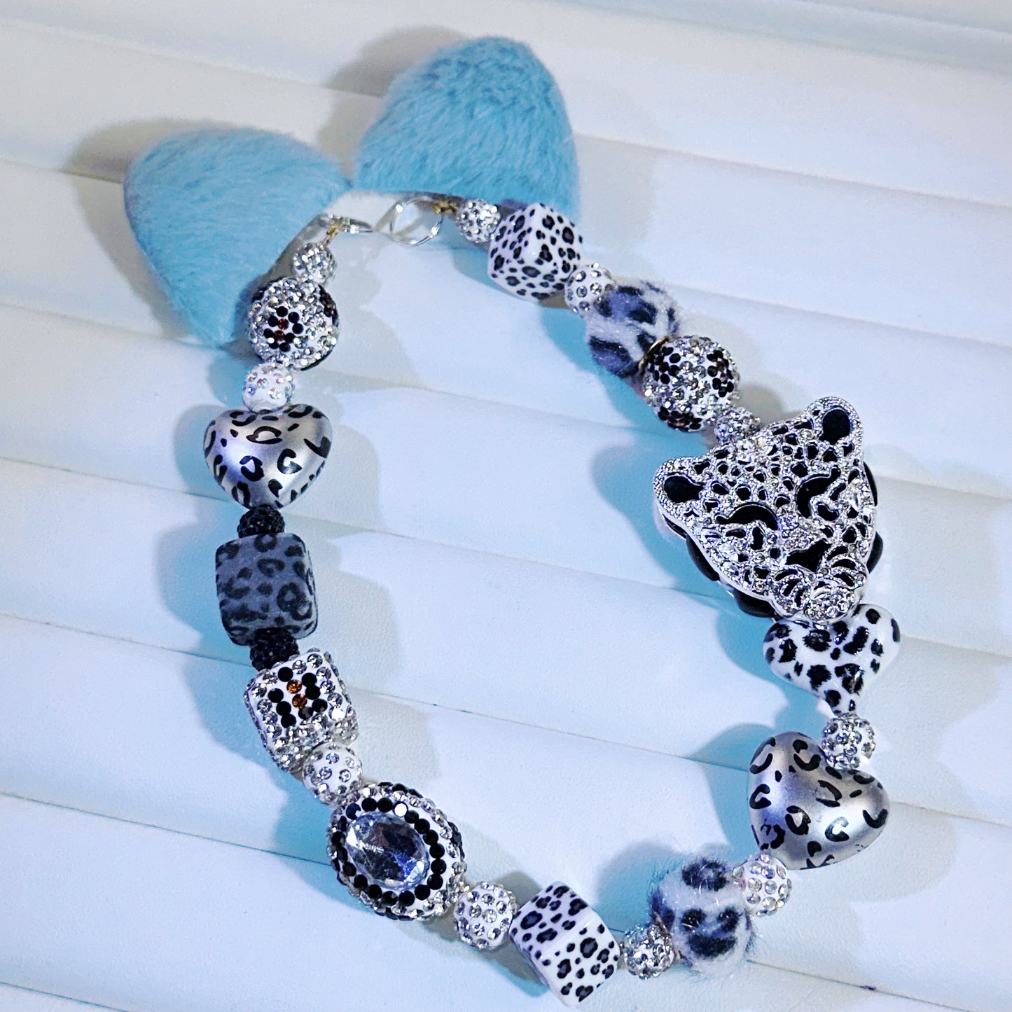 【NEW】【For Pen/Key Chain】Live Product-Snow Leopard Mix