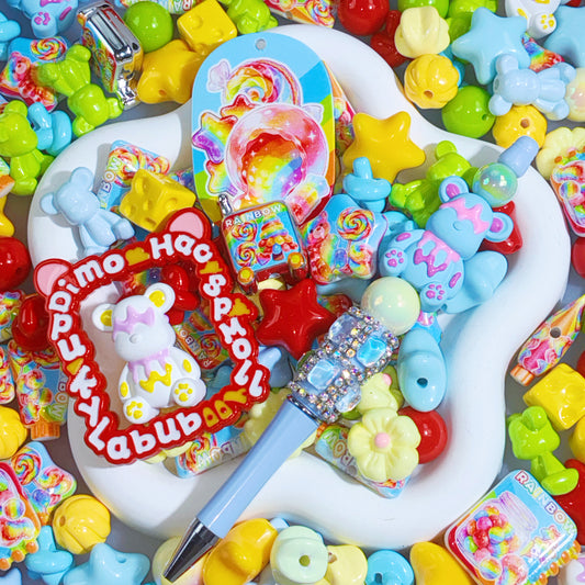 【NEW】【For Pen/Key Chain】Live Product- Rainbow Bear Mix