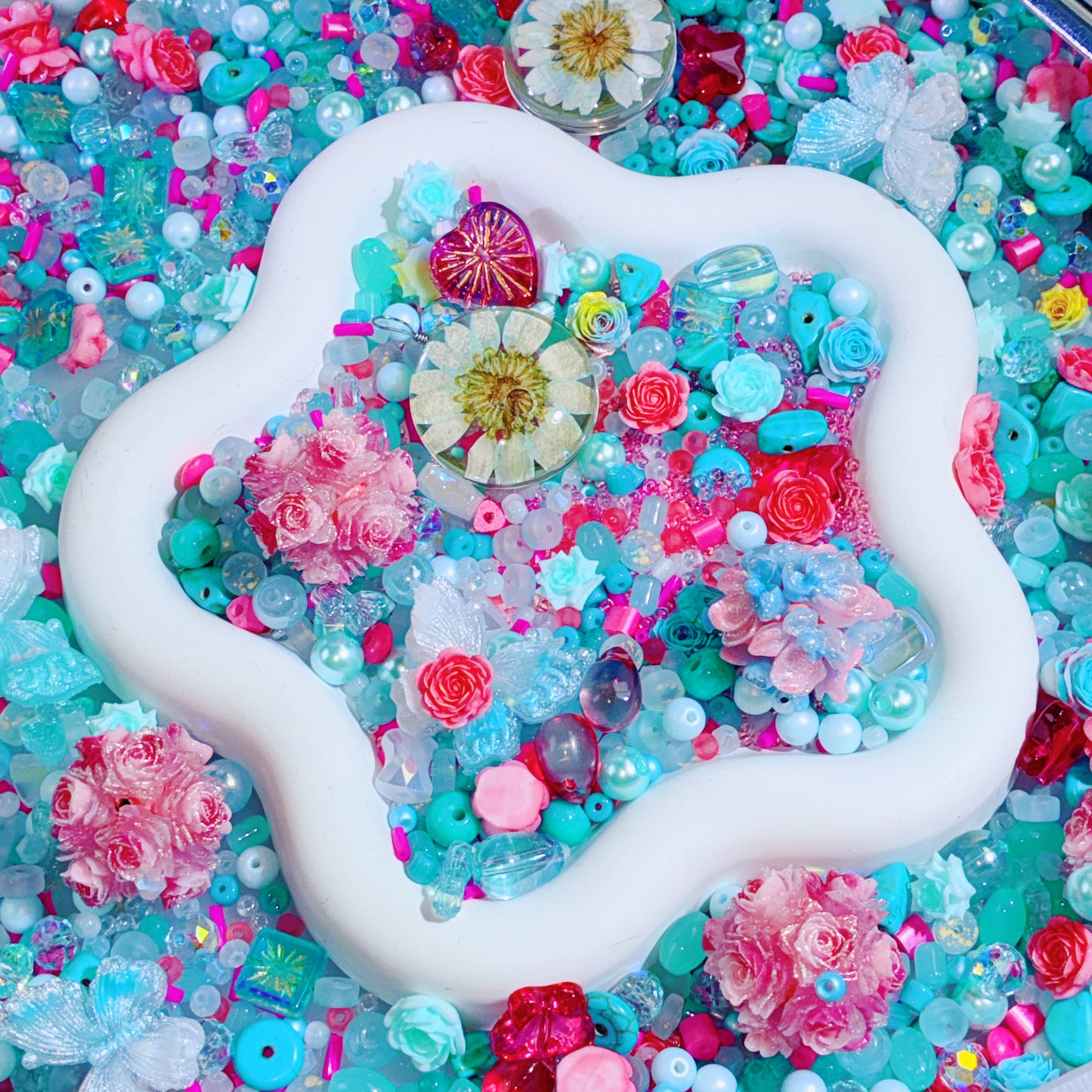 【NEW】【For Jewelry 】Live Product-Mint Fuchsia Mix