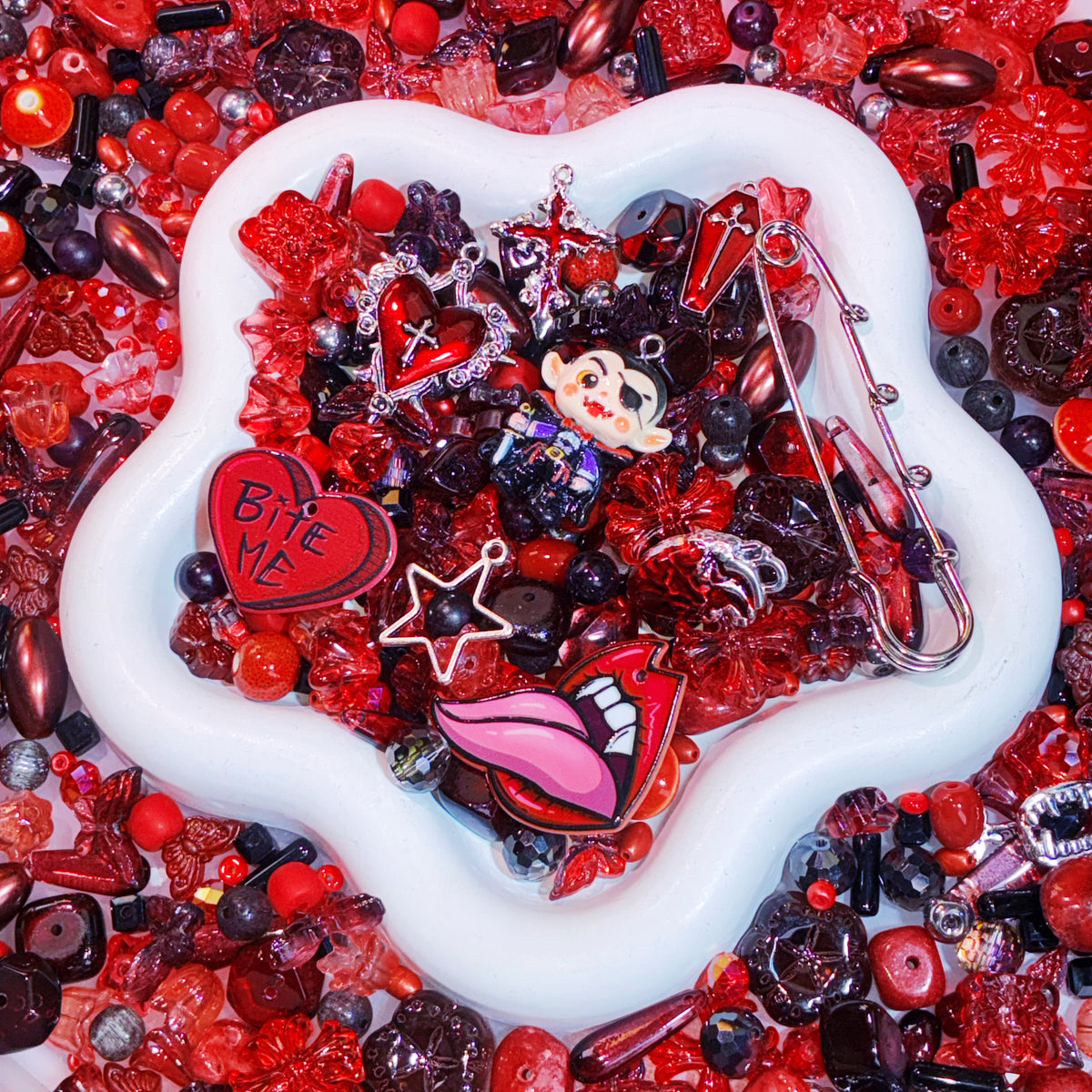 【For Jewelry/Key Chain】Live Product-  Dracula's Blood Bank Mix