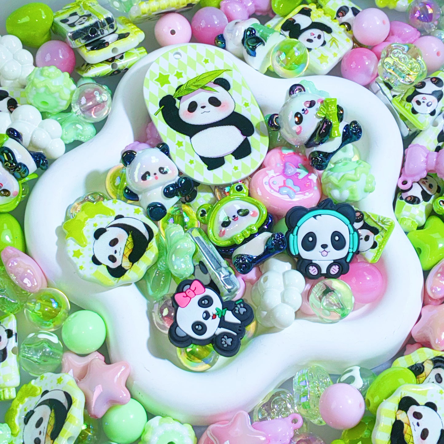 【For Pen/Key Chain】Live Product- Blush Panda Mix