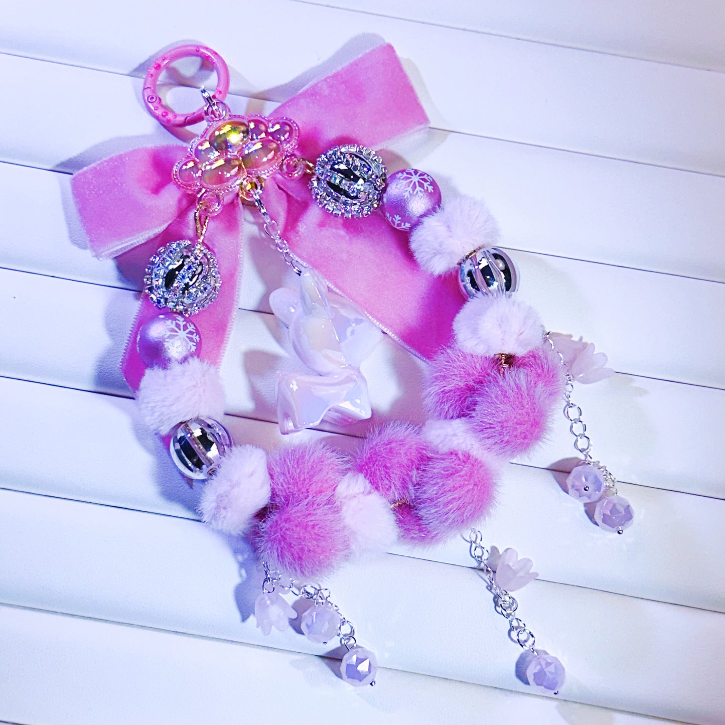 【NEW】【Pen/Car Hanger】Live Product-Pink Christmas