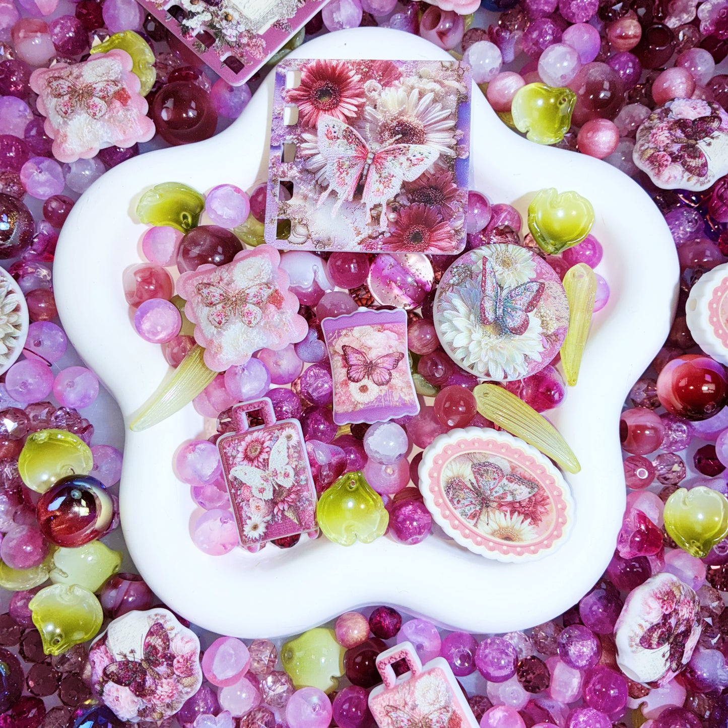 【For Jewelry 】Live Product-Lavender Flutter Mix