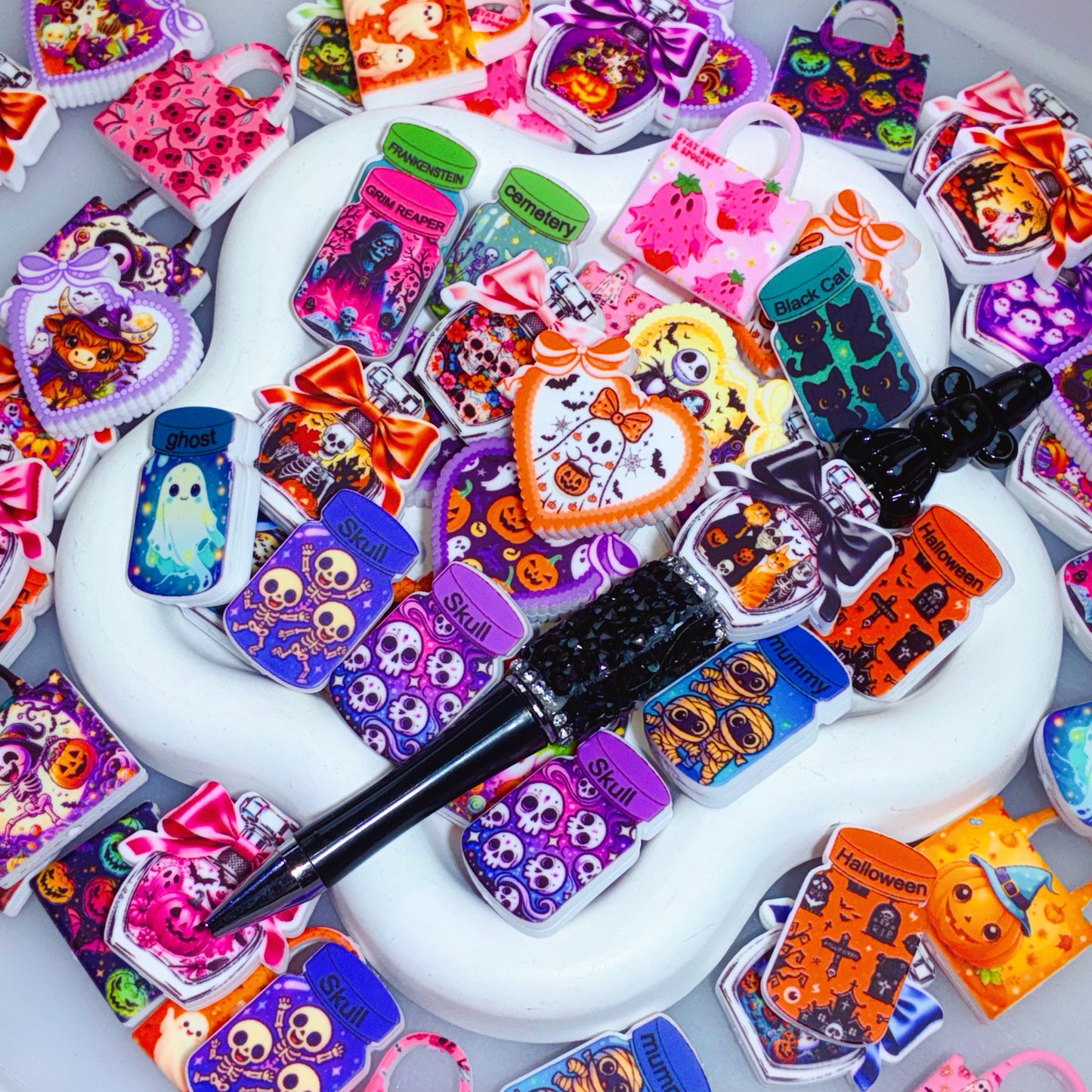 【For Pen】Live Product-Spooky Halloween Silicone Mix