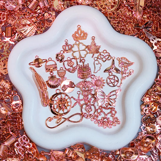 【Accessory】Rose Gold Charm Mix
