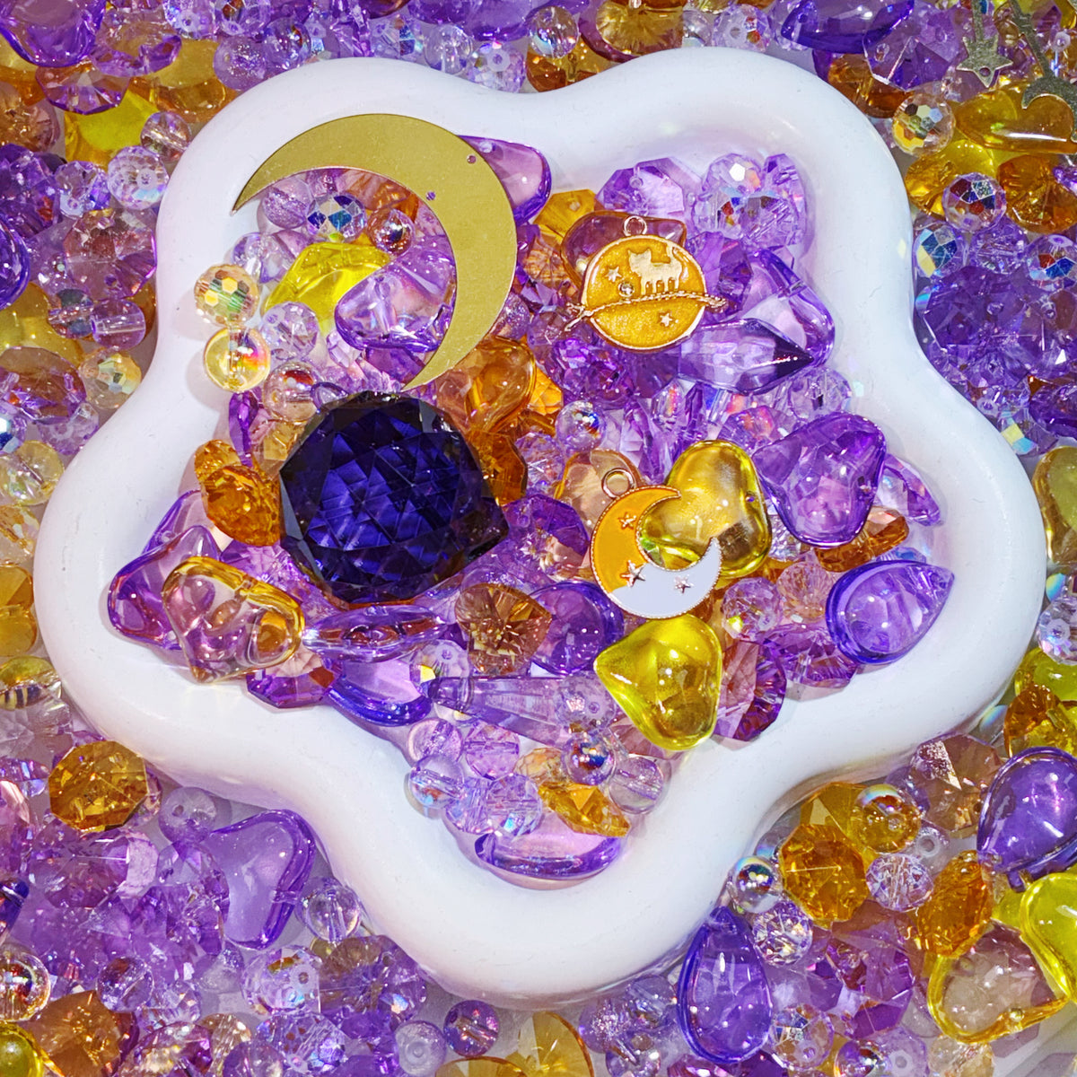 【For Sun Catcher 】Live Product- Amethyst Moon Sun Catcher Mix