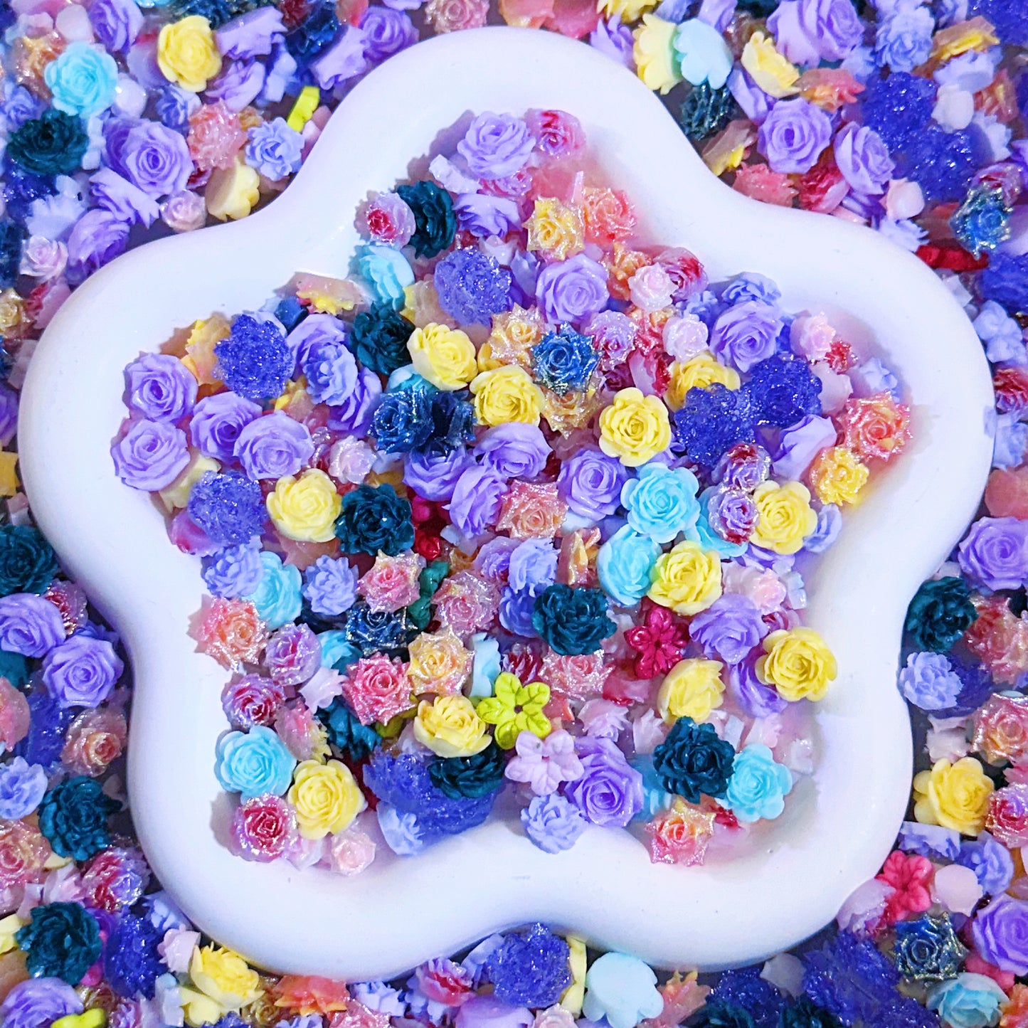 【Key Chain/Jewelry】Live Product -New Soft Flower Mix