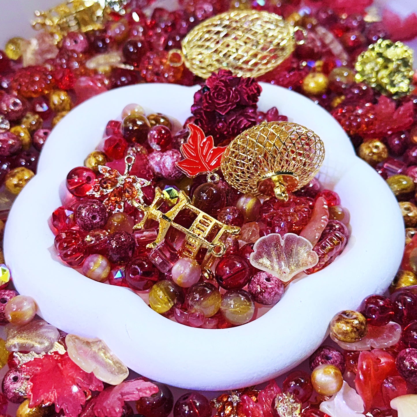 【Key Chain/Jewelry】Live Product-Scarlet Pavilion Mix