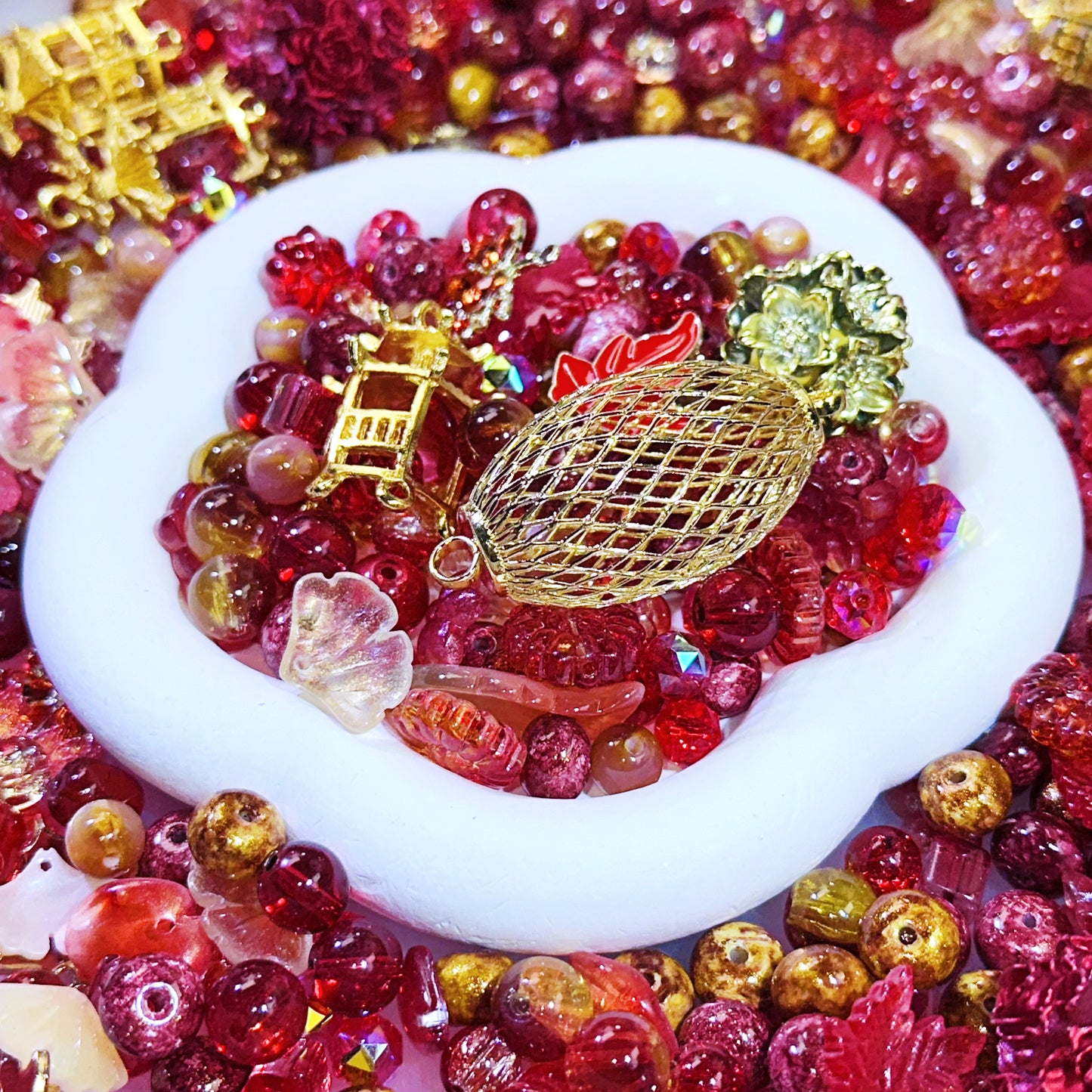 【Key Chain/Jewelry】Live Product-Scarlet Pavilion Mix