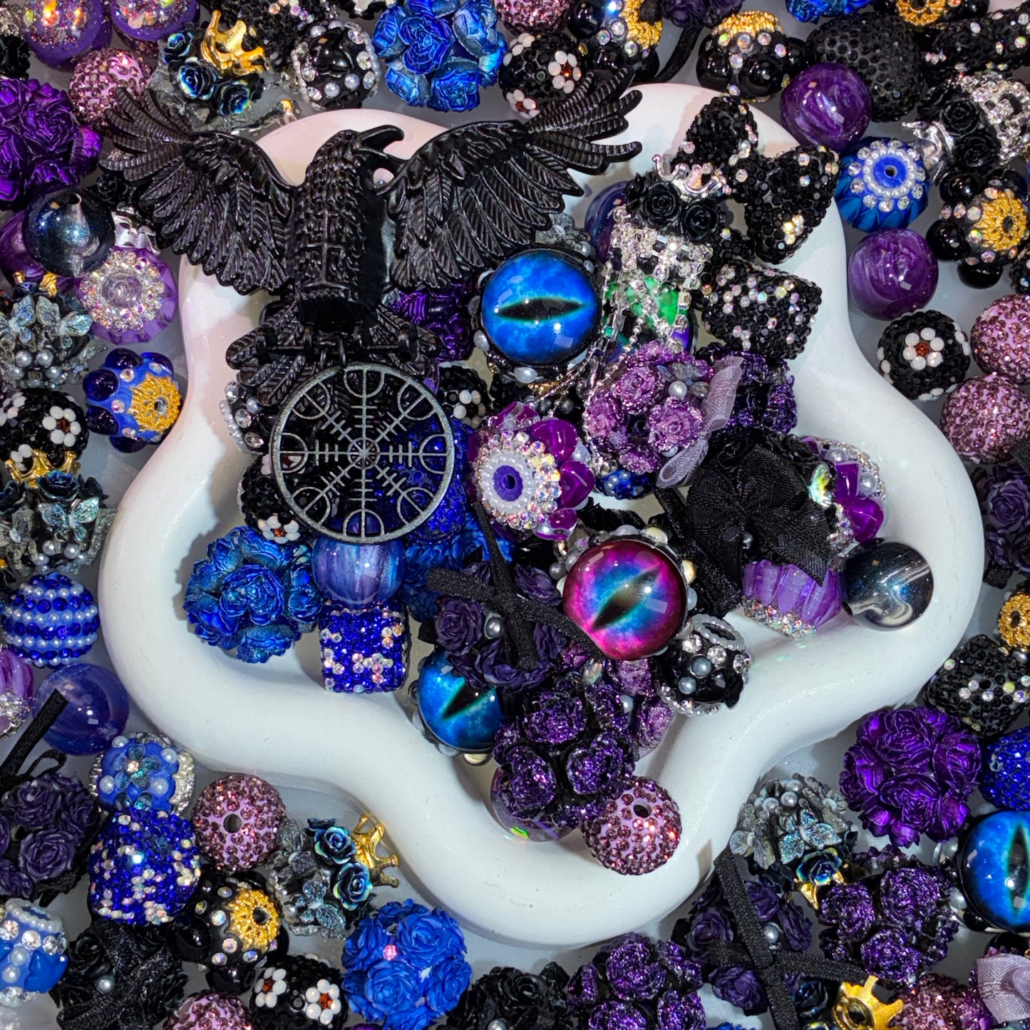 【For Pen/Key Chain】Live Product- Midnight Raven Mix