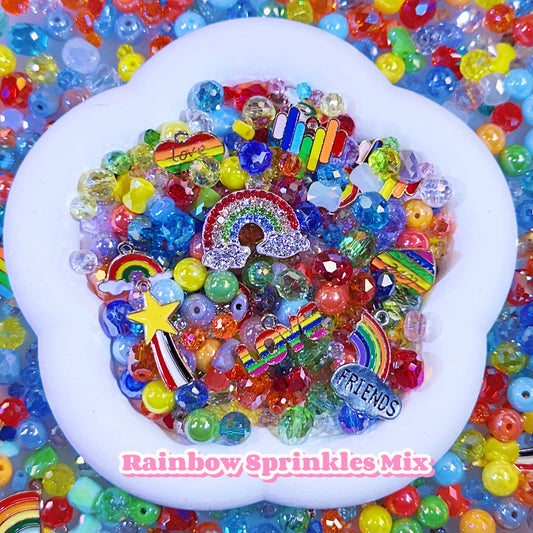 【Key Chain/Jewelry】Live Product- Rainbow Sprinkles Mix