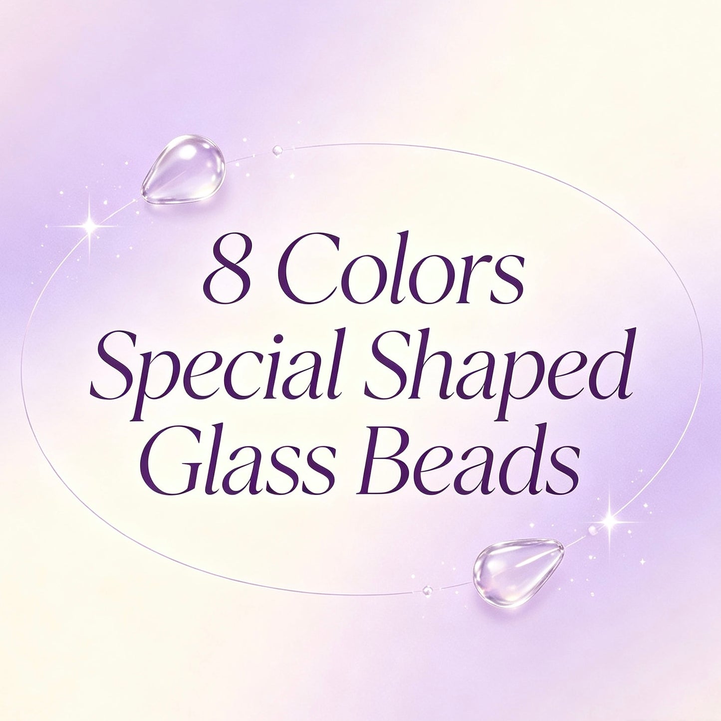 【NEW】【For Jewelry】Live Product- 8 Special Shaped Glass Beads Mixes