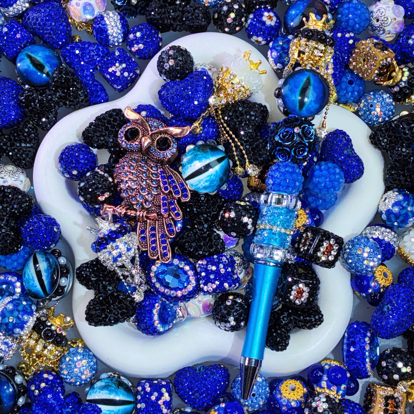 【NEW】【For Pen/Key Chain】Live Product-Darkwood Owl Mix