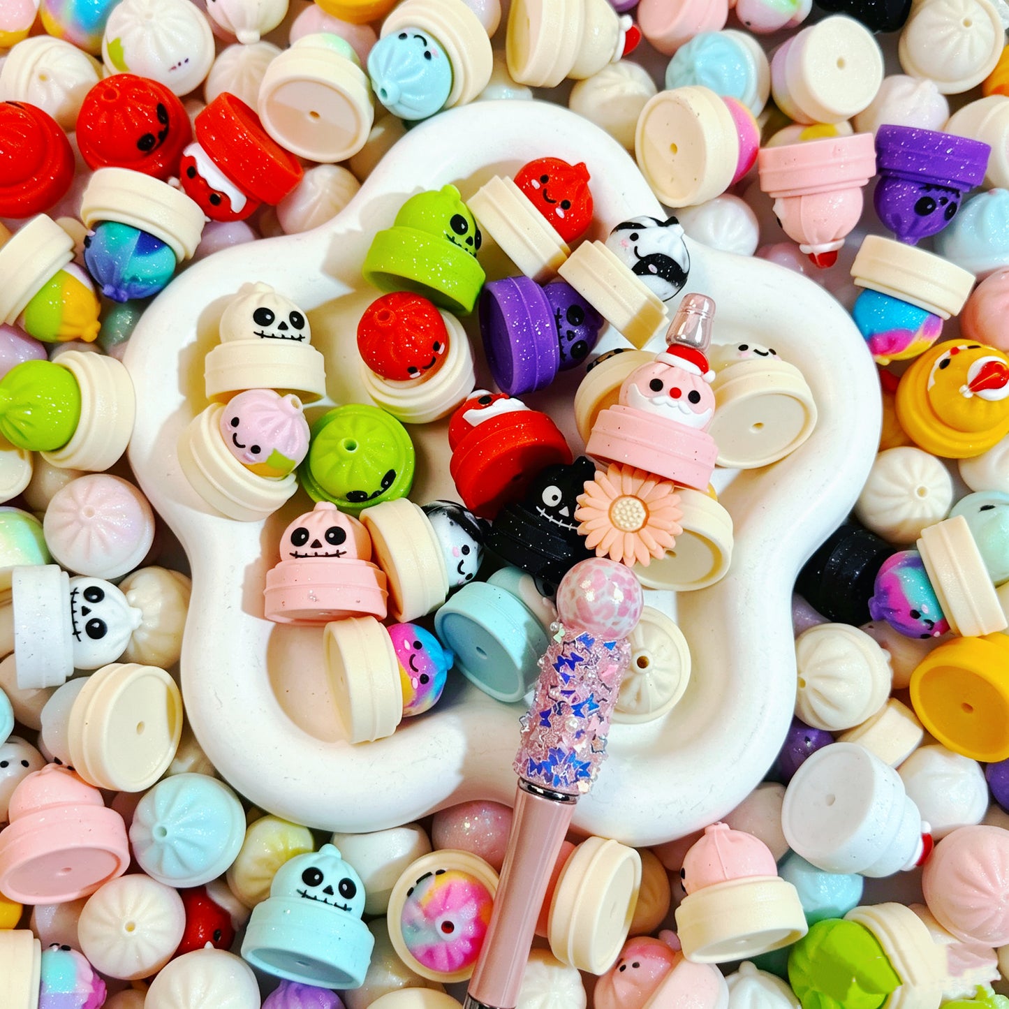 【For Pen】Live Product-Steamed Bun Silicone Mix