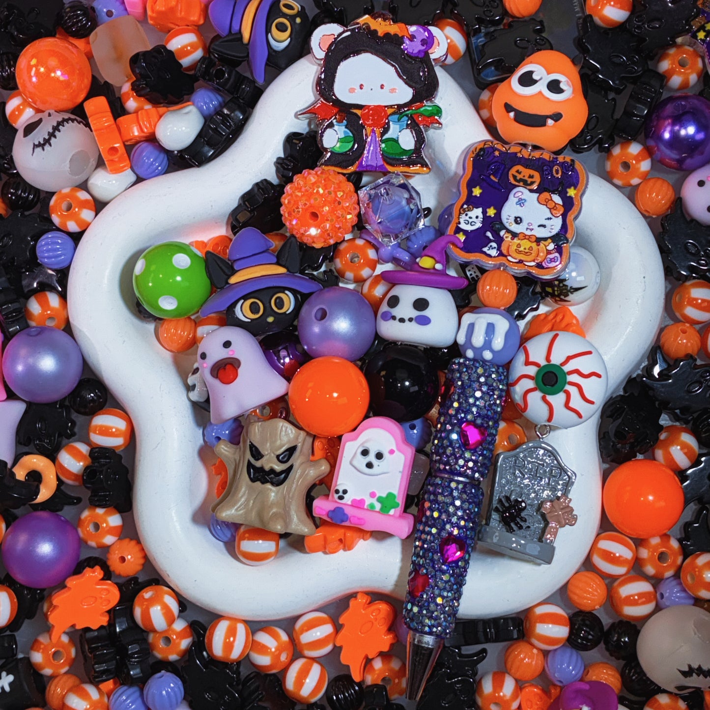 【BOGO】【For Pen/Key Chain】Live Product-Halloween Chaos Mix